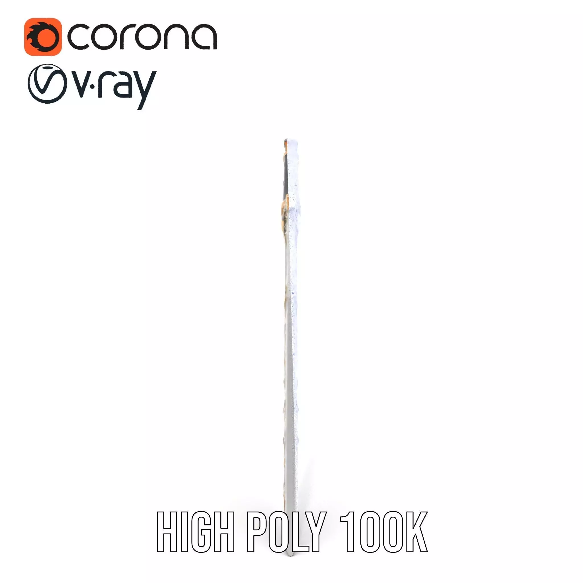 Enchanted Gold Dagger model pack Low-poly 3D model_31