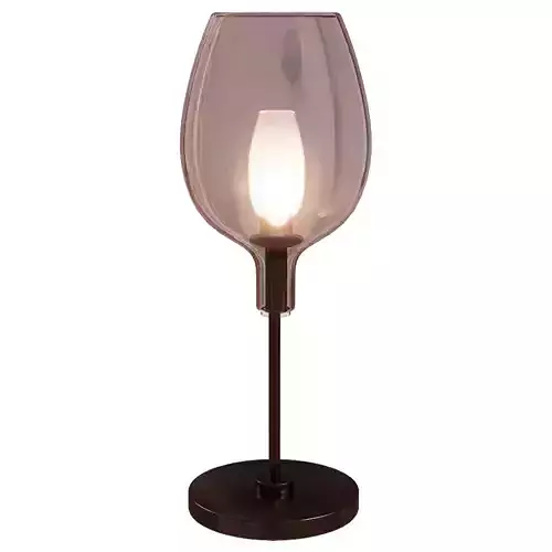 Modern Rose Glass Table Lamp