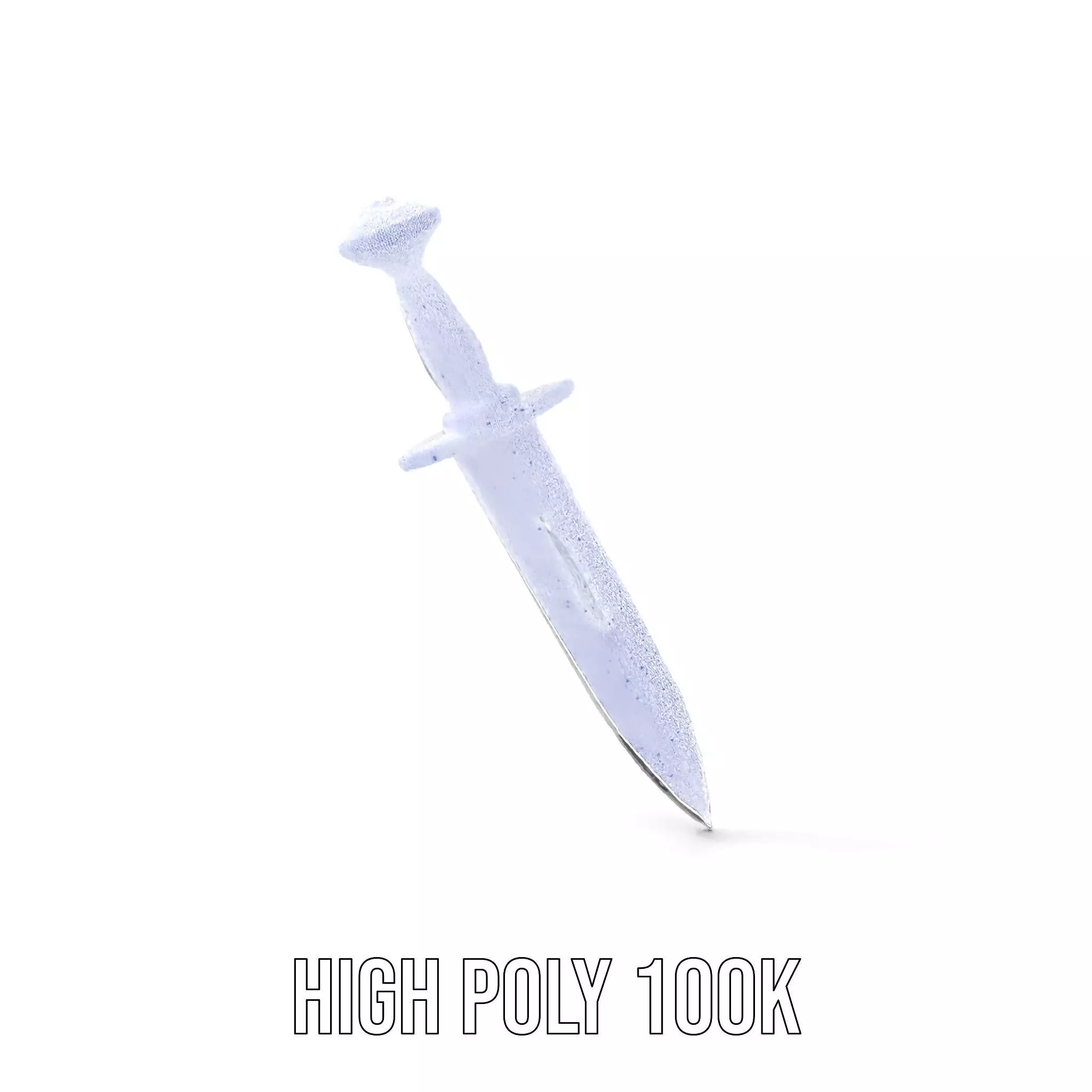 Emerald Enchanted Dagger model pack Low-poly 3D model_4