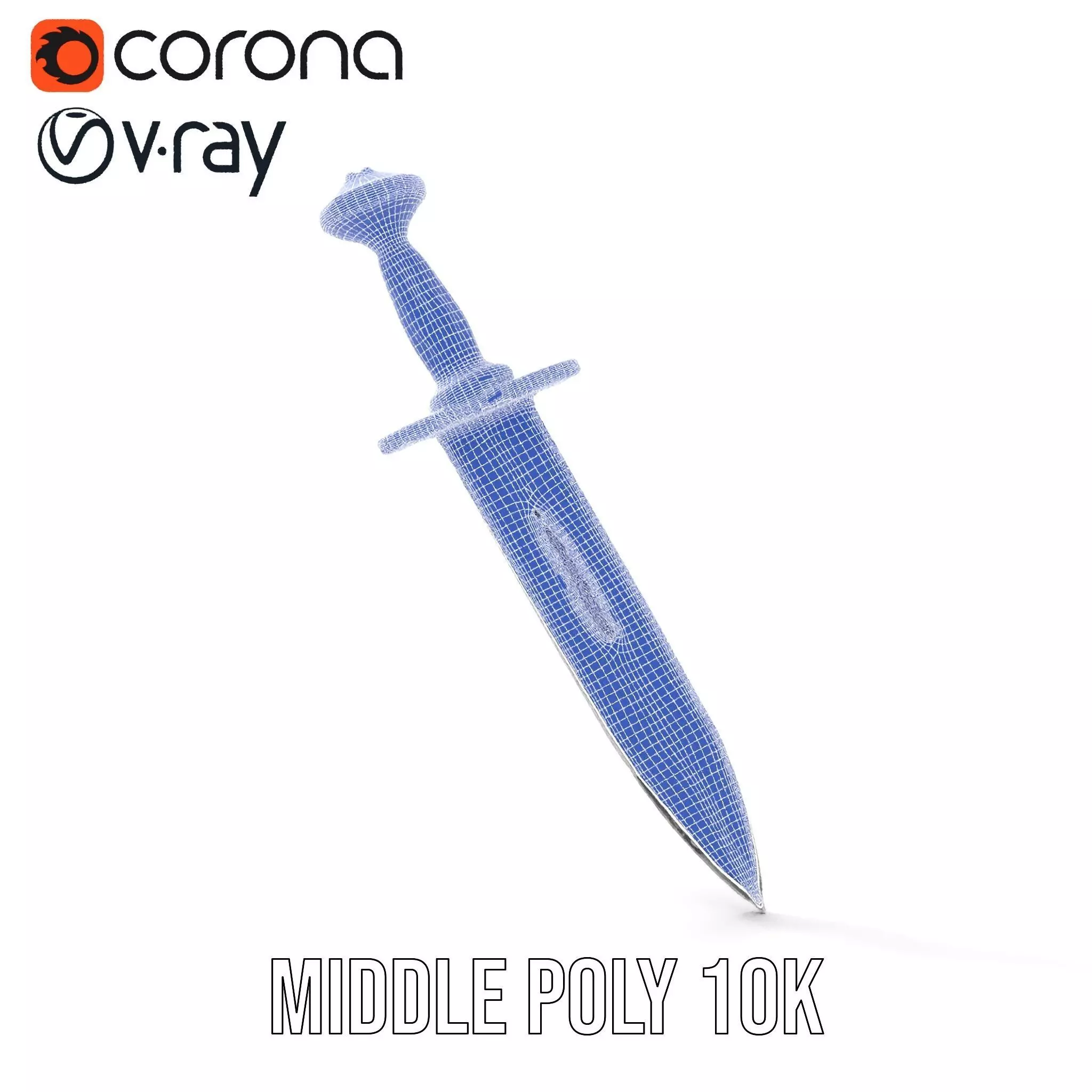 Emerald Enchanted Dagger model pack Low-poly 3D model_27