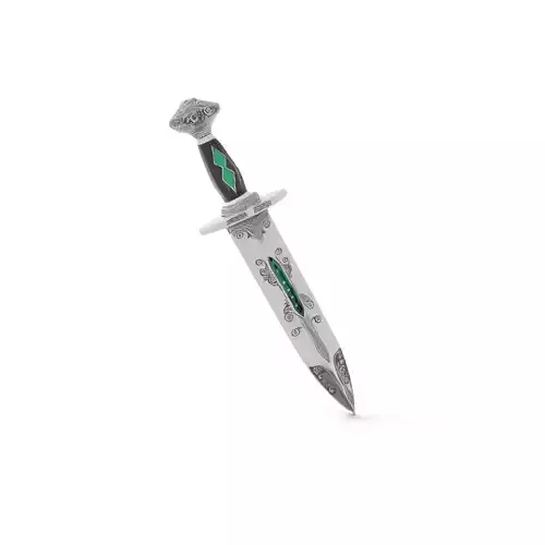 Emerald Enchanted Dagger model pack Low-poly 3D model