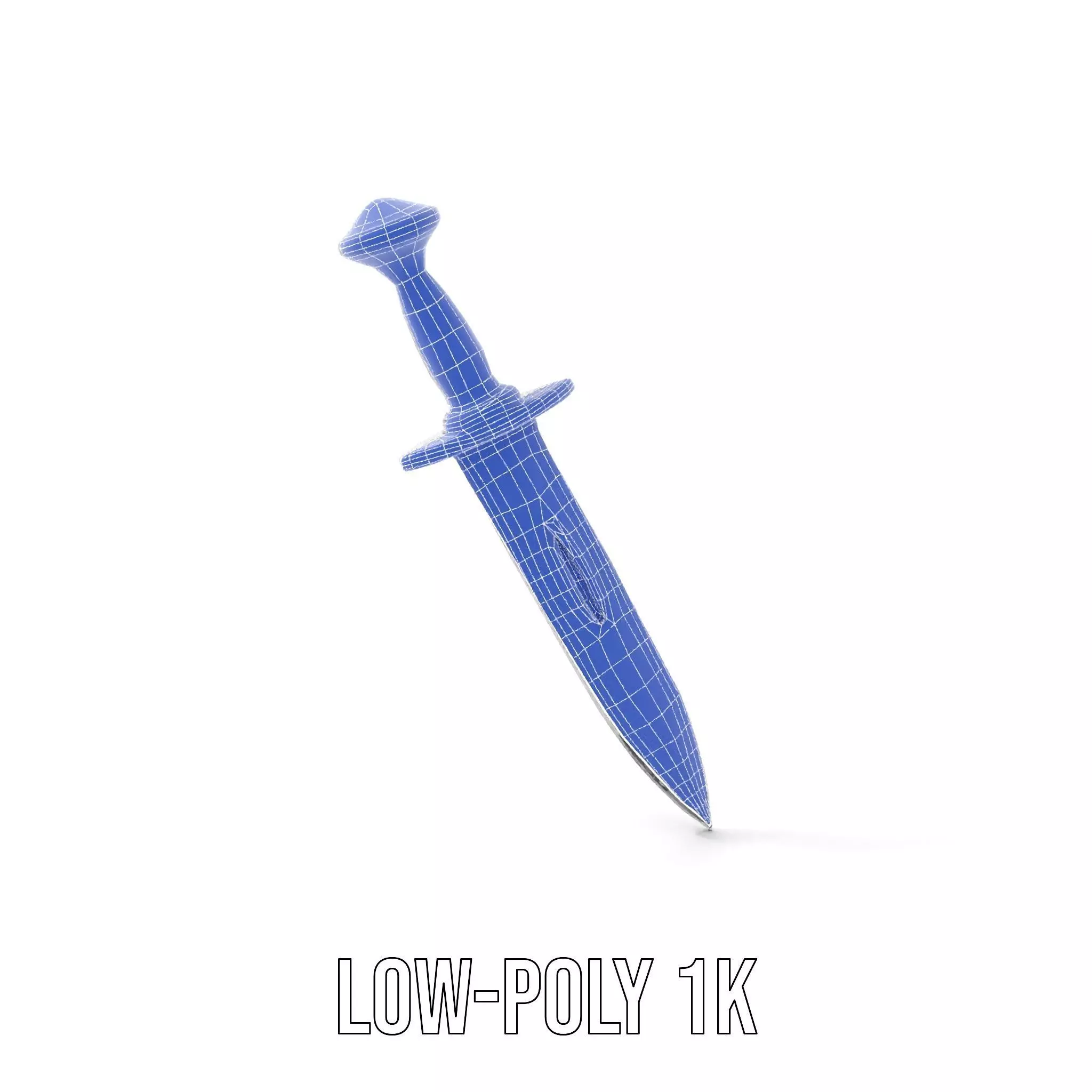 Emerald Enchanted Dagger model pack Low-poly 3D model_17