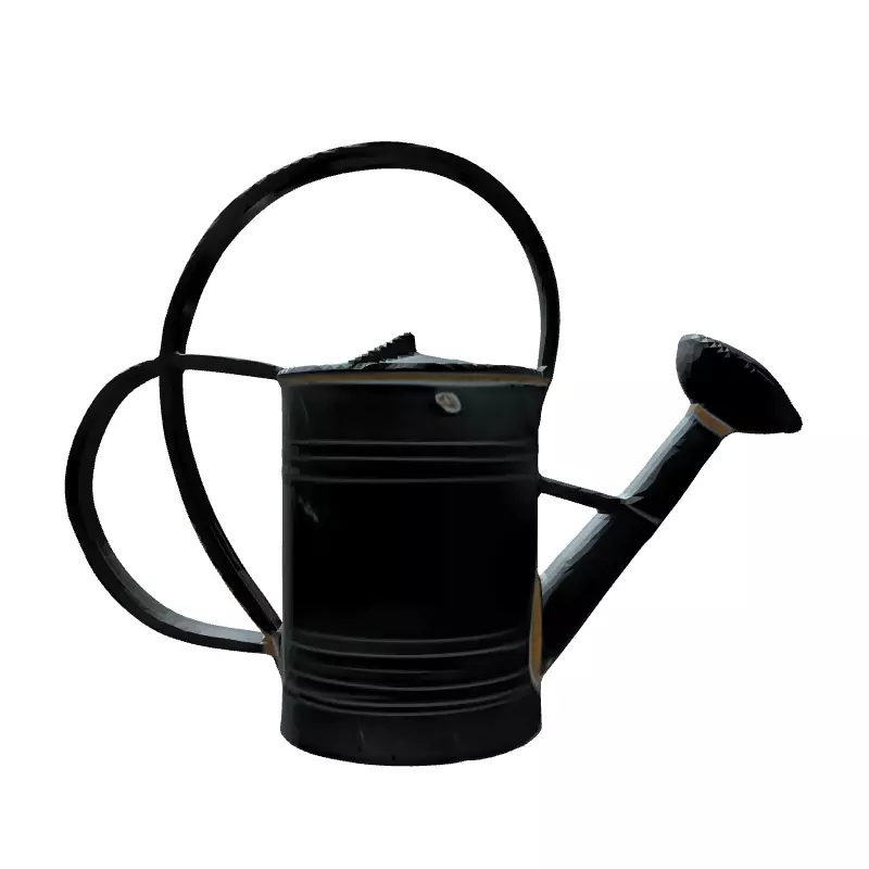 Realistic Metal Watering Can 3D Model Low-poly 3D model_7