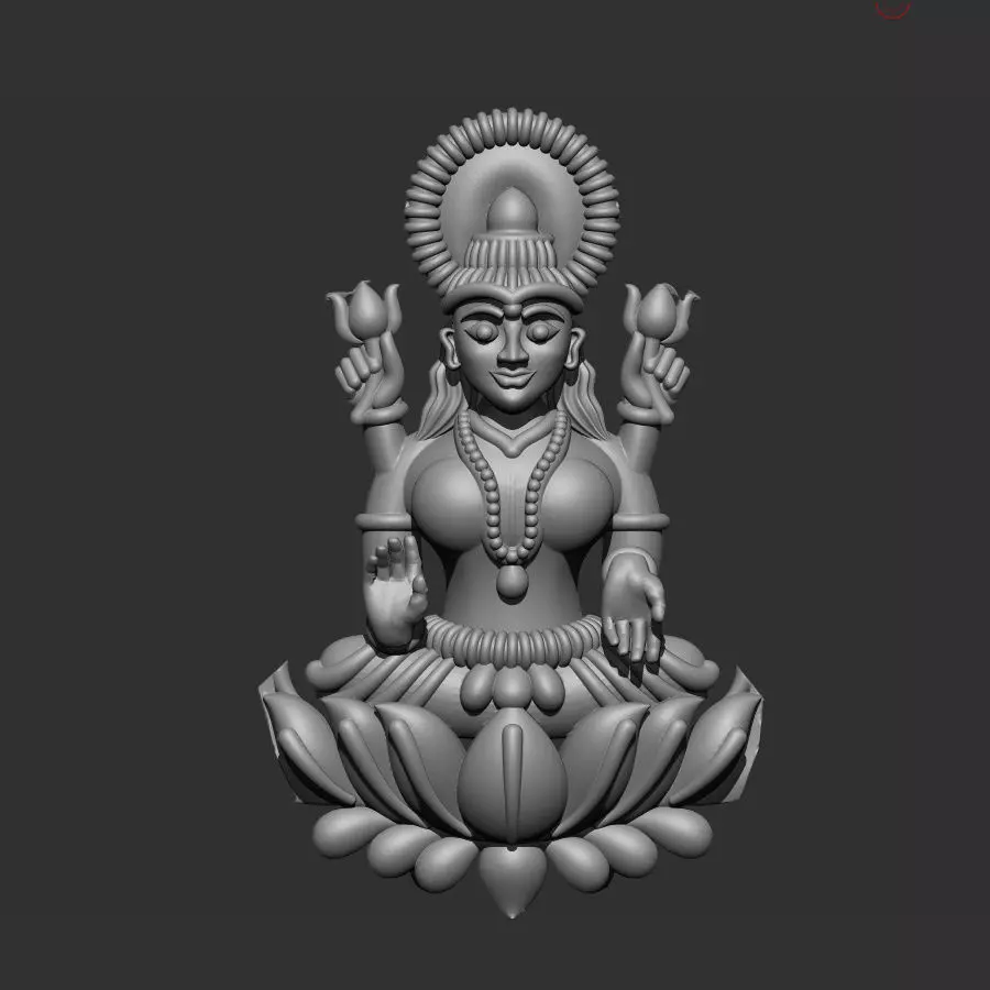 Laxmi Ji  3D print model_0