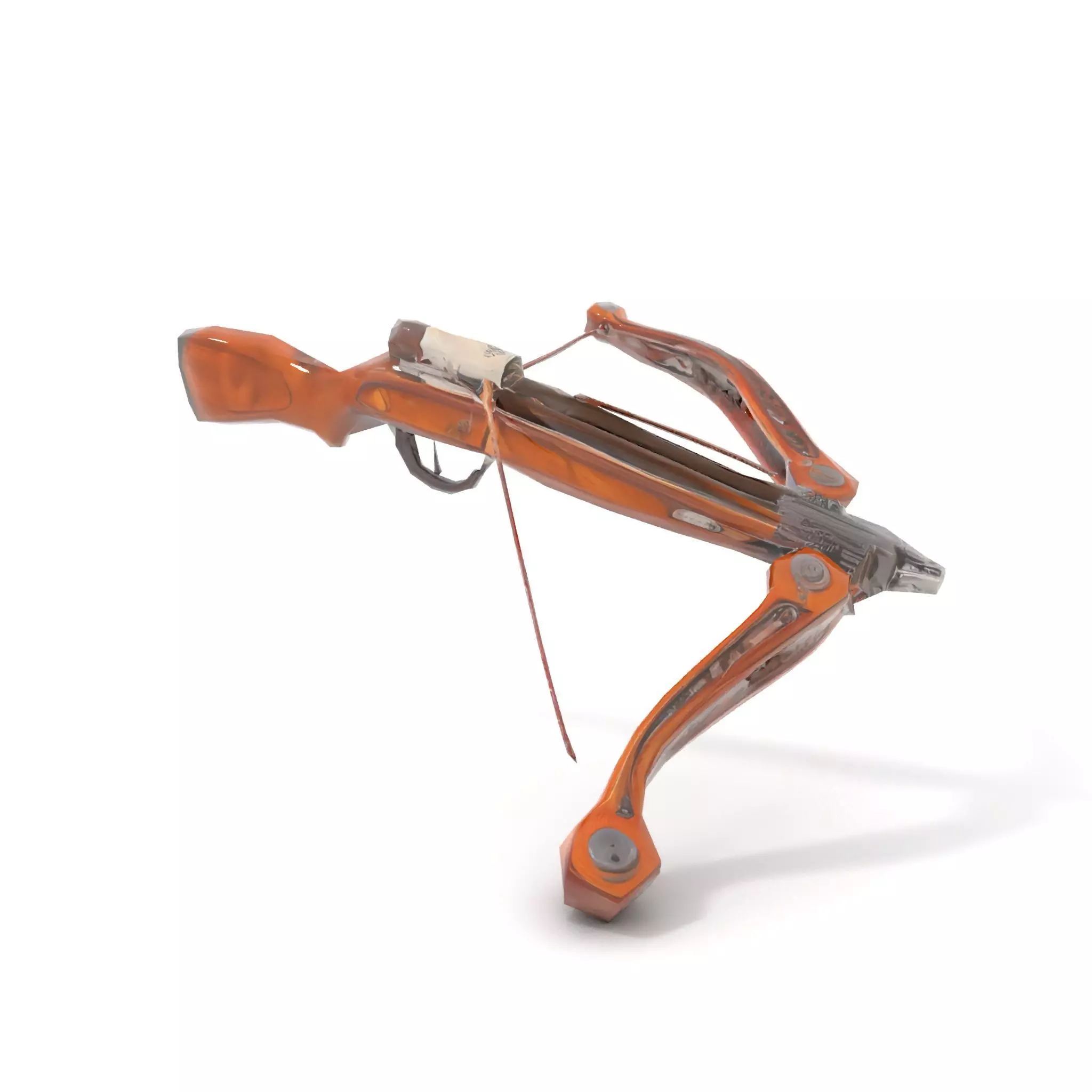 Ornate Wooden Crossbow model pack Low-poly 3D model_7