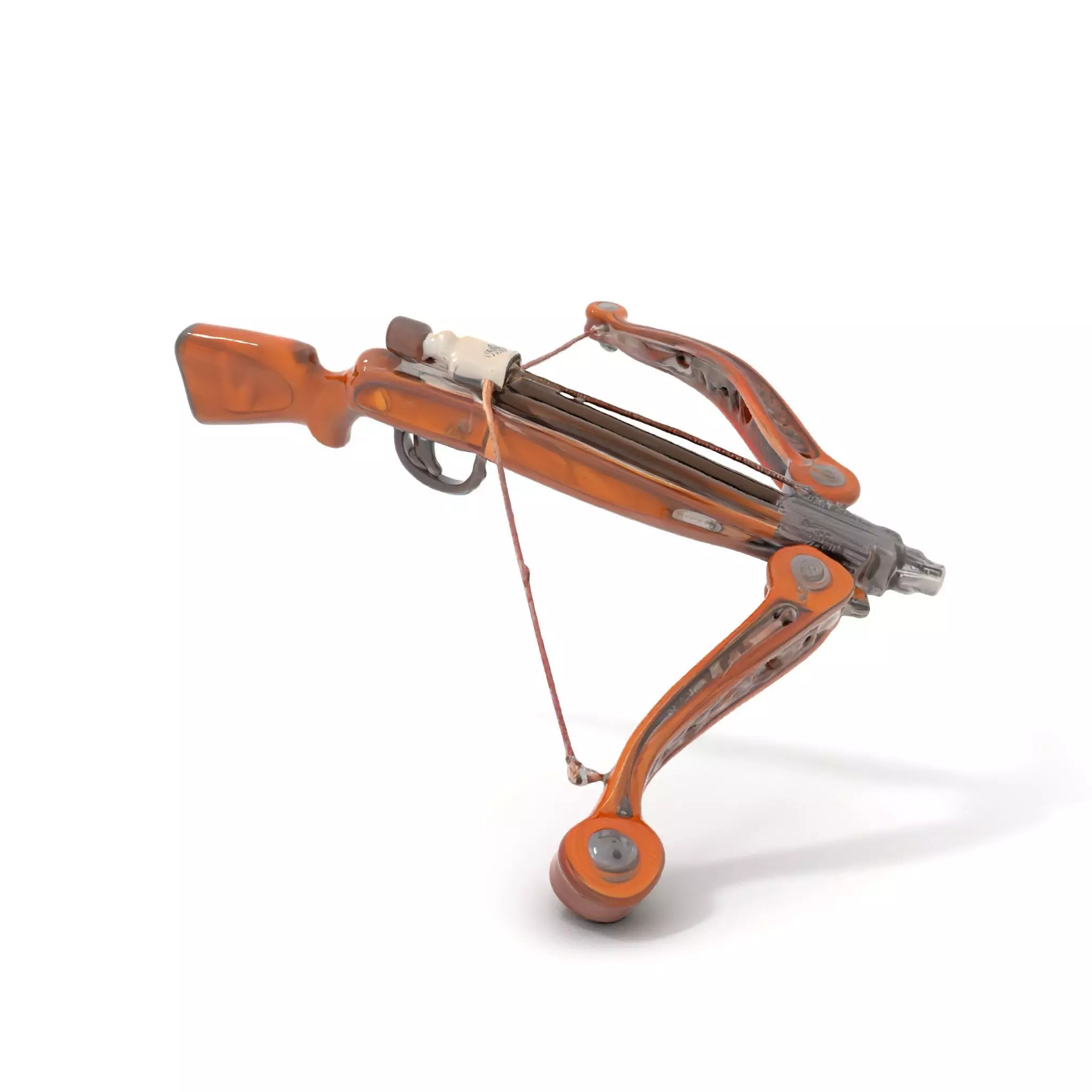 Ornate Wooden Crossbow model pack Low-poly 3D model_0