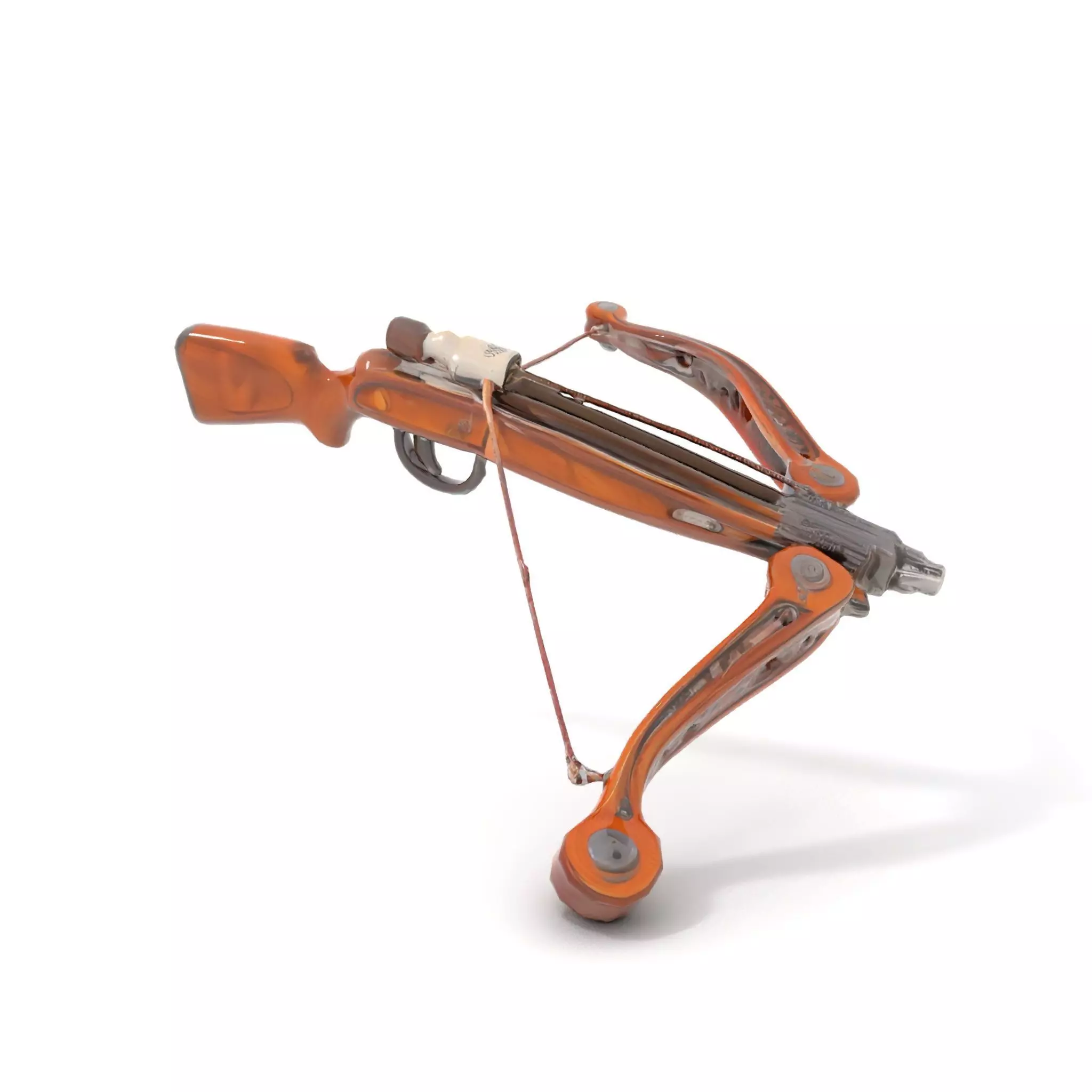 Ornate Wooden Crossbow model pack Low-poly 3D model_13