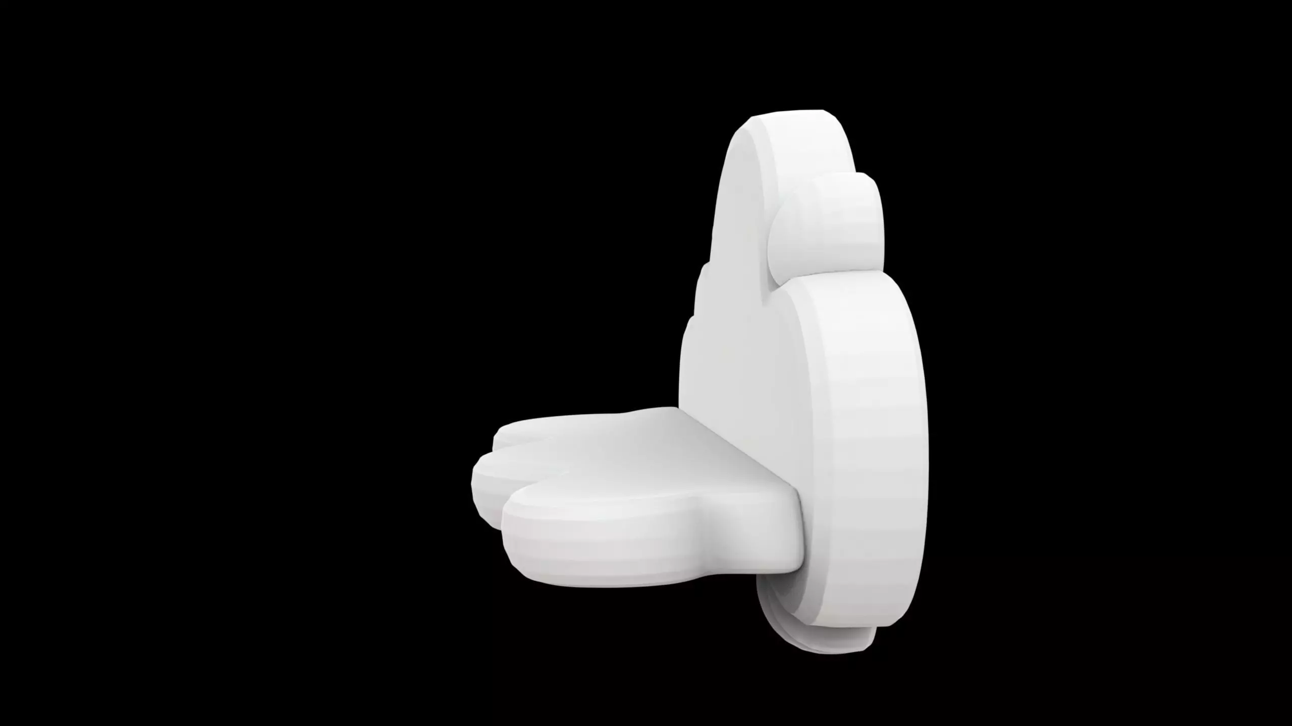 Cloud Floating Shelf 3D Print Model 3D print model_2