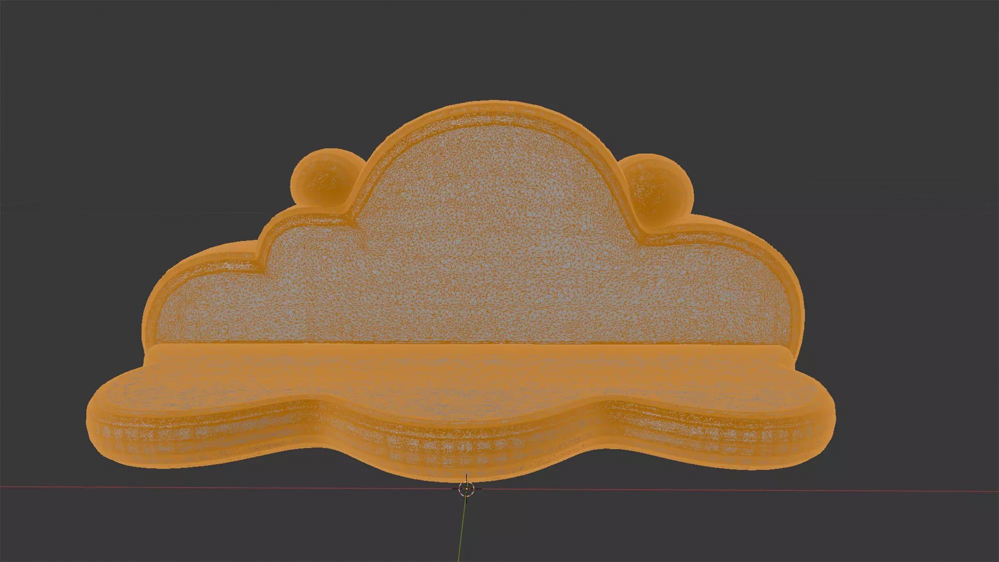 Cloud Floating Shelf 3D Print Model 3D print model_7