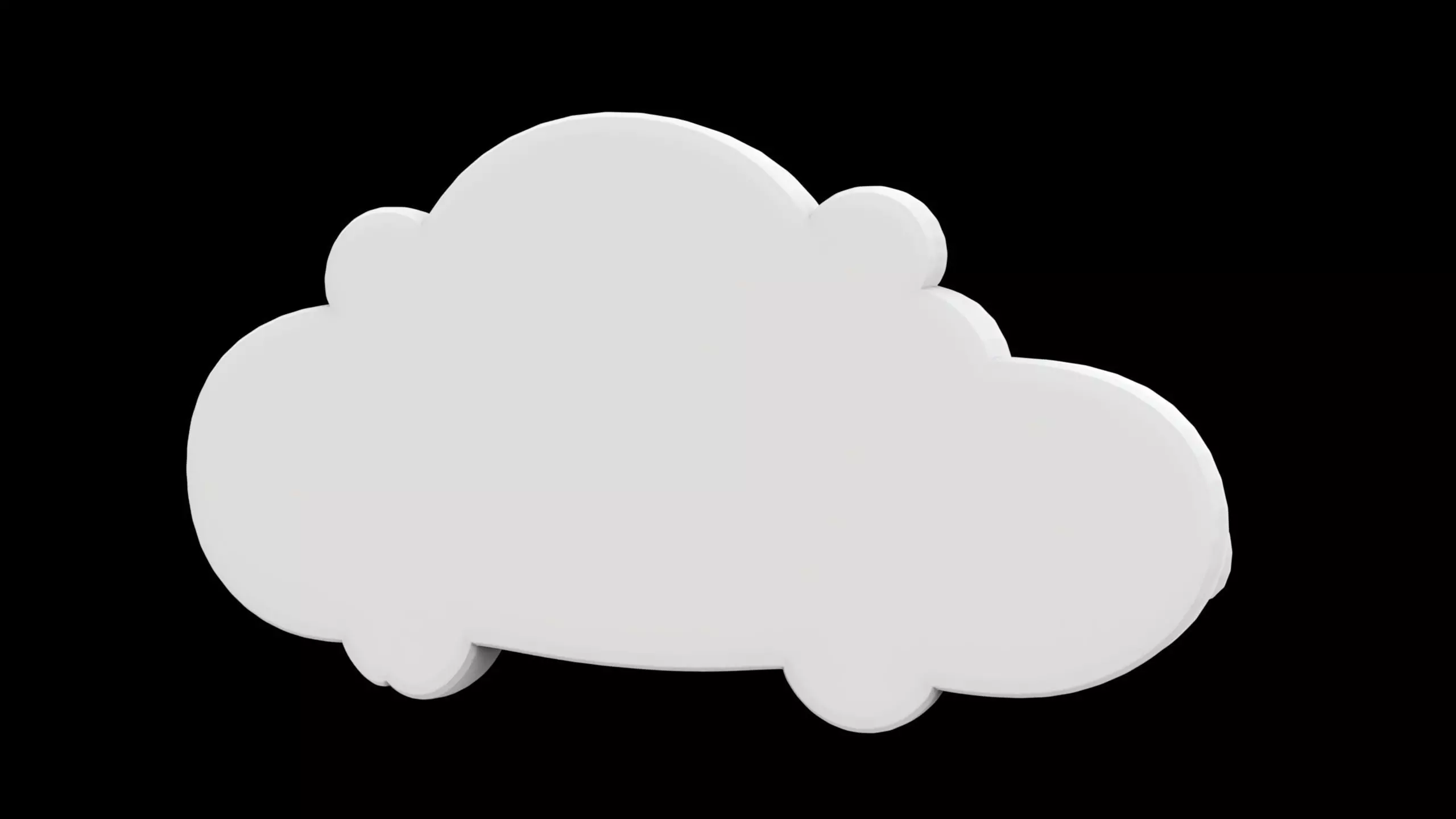 Cloud Floating Shelf 3D Print Model 3D print model_4