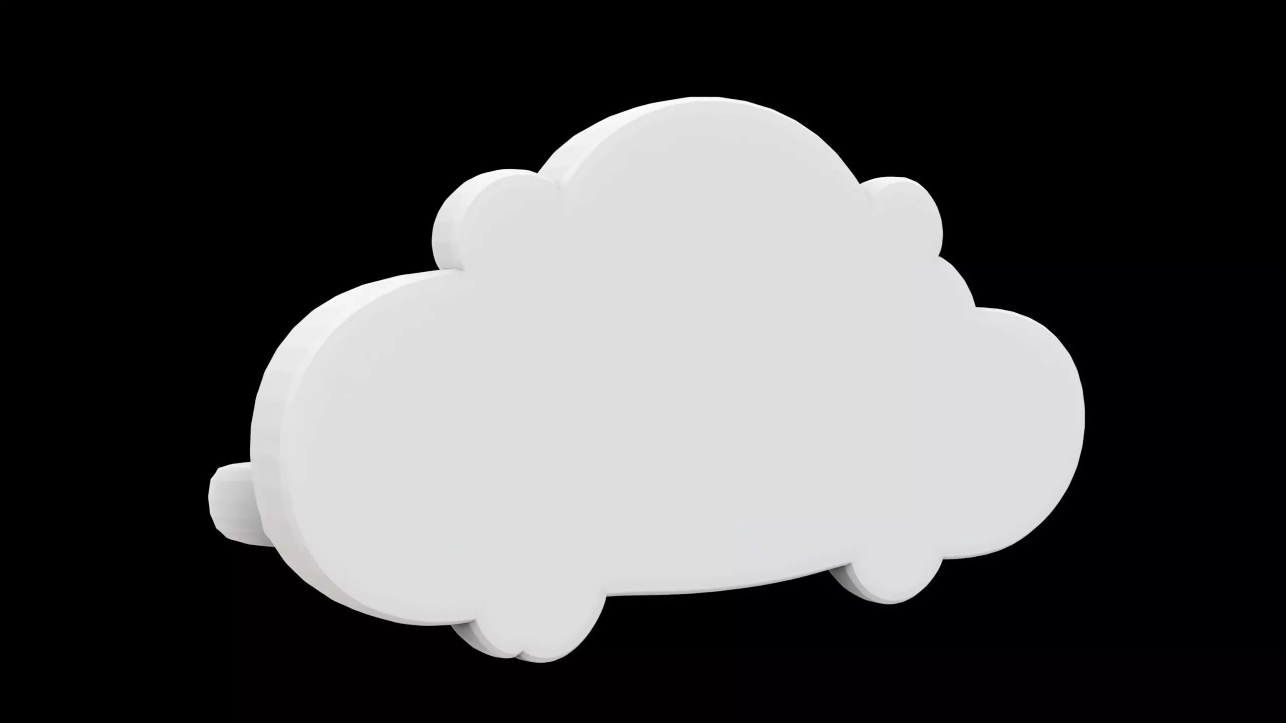 Cloud Floating Shelf 3D Print Model 3D print model_3