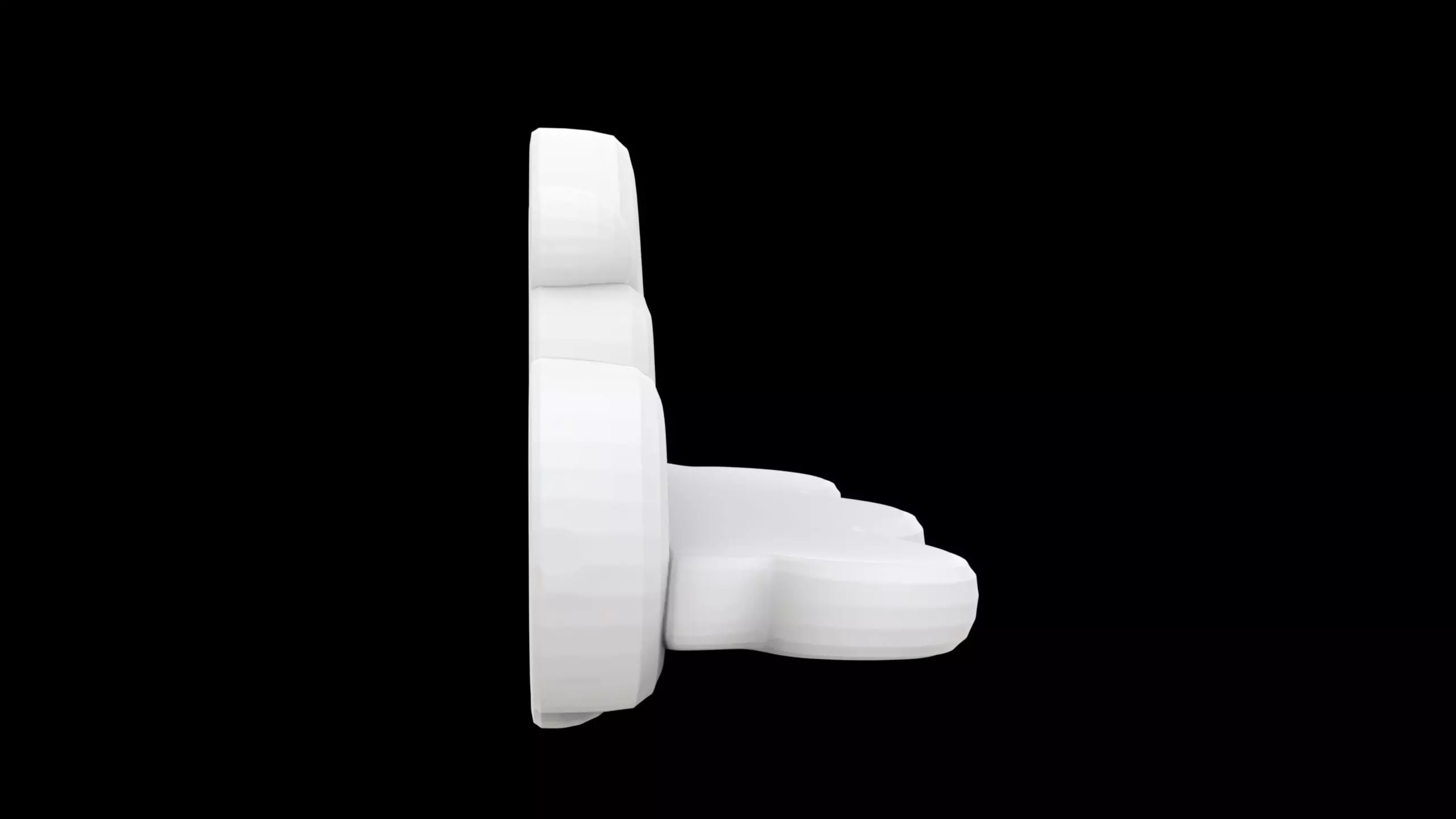 Cloud Floating Shelf 3D Print Model 3D print model_5