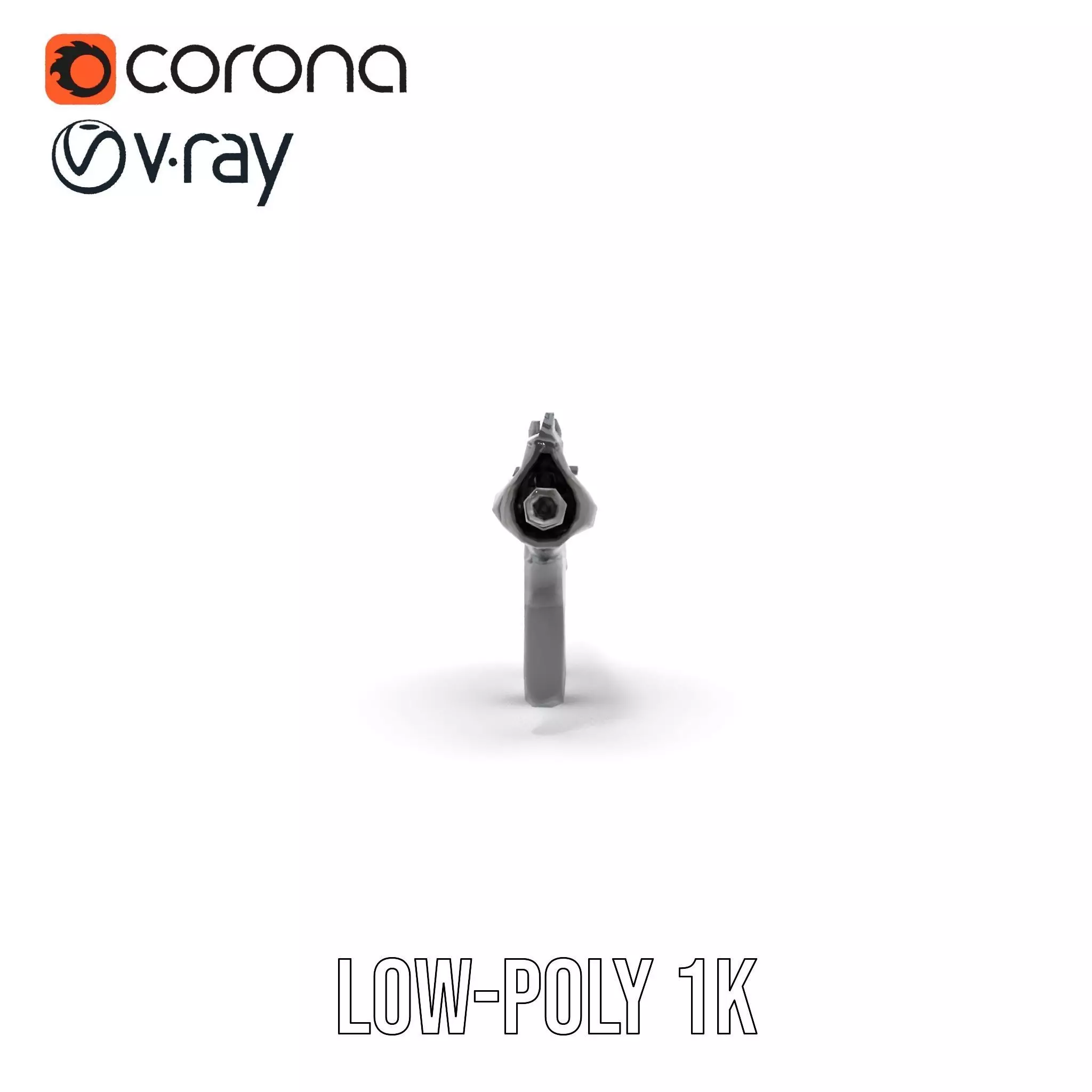 Tactical Black Rifle model pack Low-poly 3D model_14