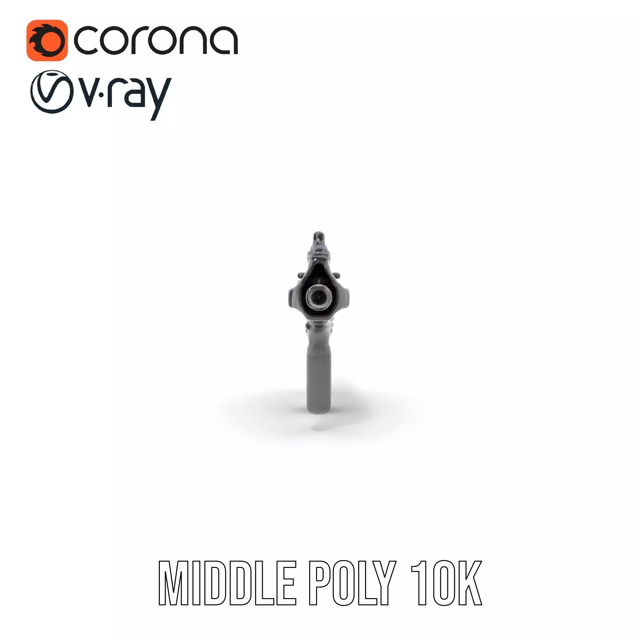 Tactical Black Rifle model pack Low-poly 3D model_13