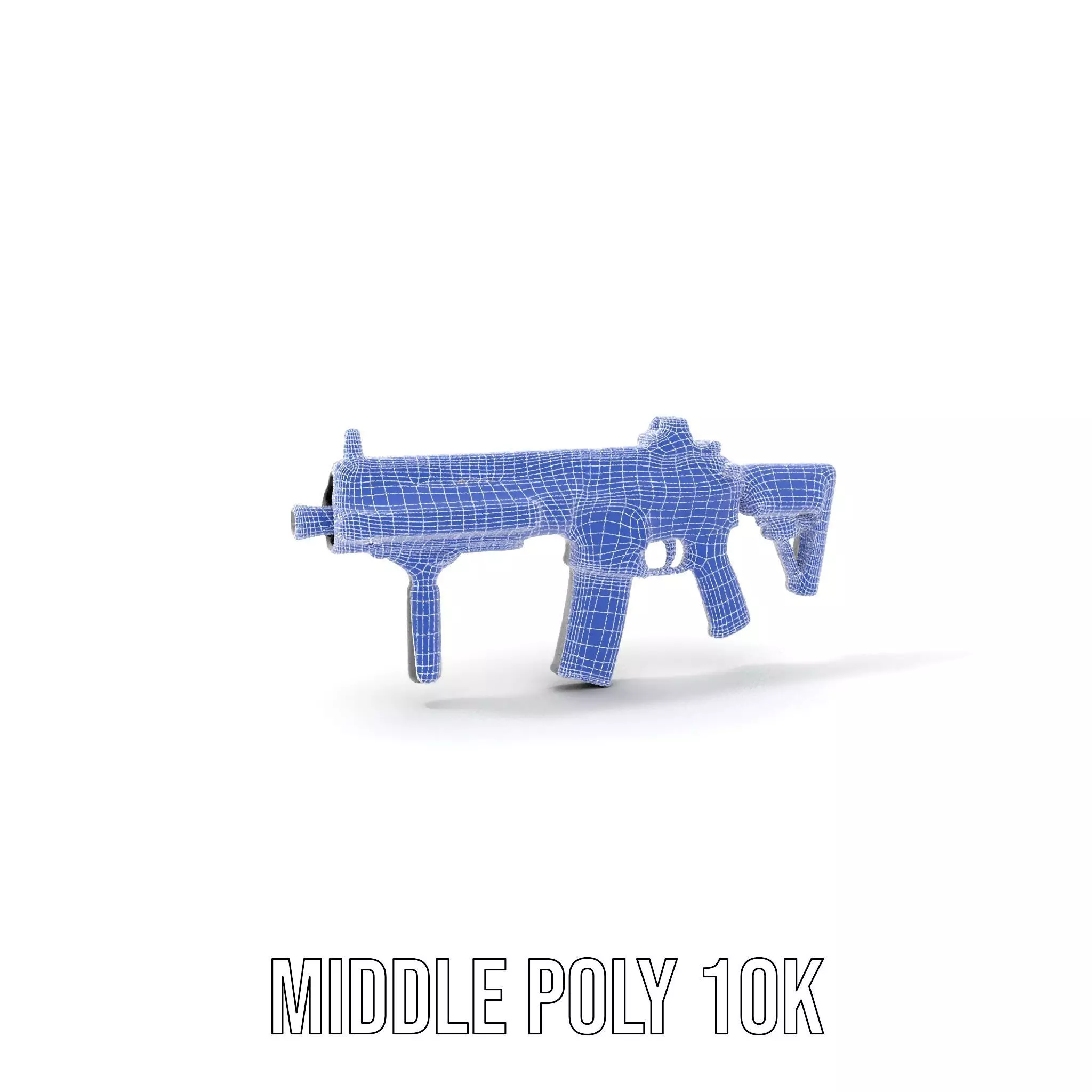 Tactical Black Rifle model pack Low-poly 3D model_19