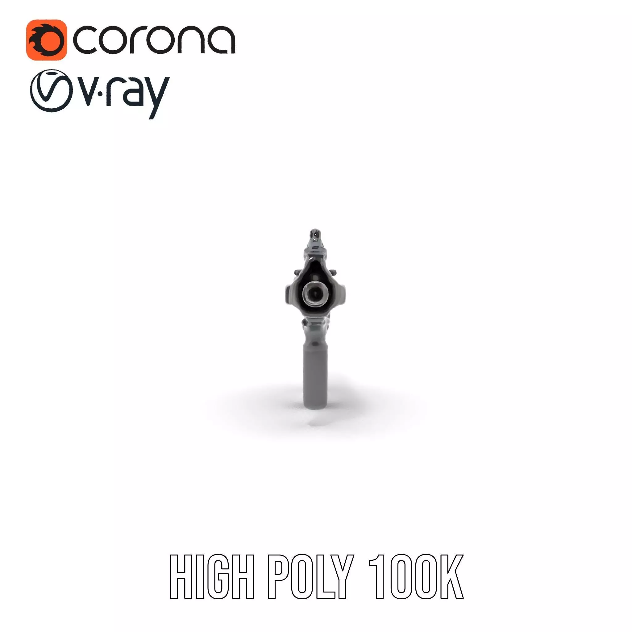 Tactical Black Rifle model pack Low-poly 3D model_21