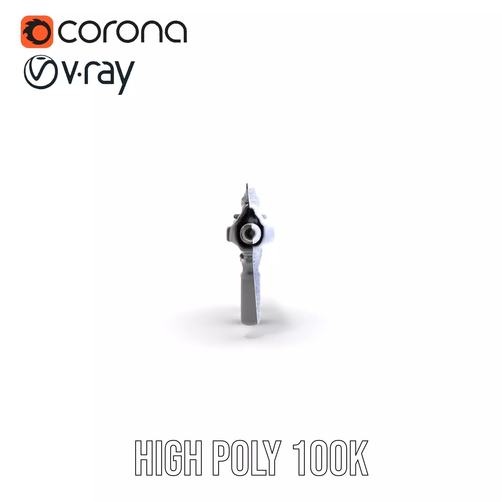 Tactical Black Rifle model pack Low-poly 3D model_33