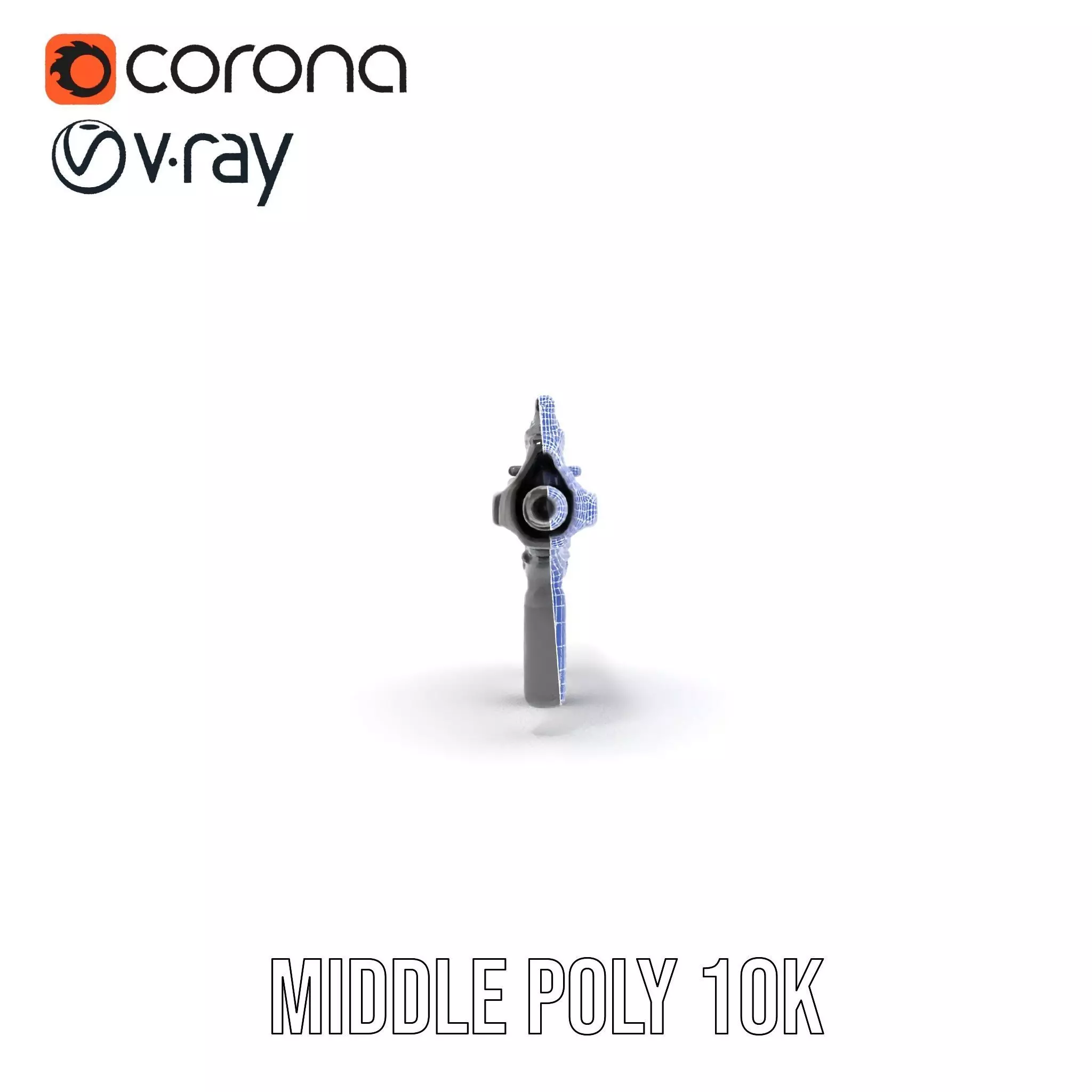 Tactical Black Rifle model pack Low-poly 3D model_29