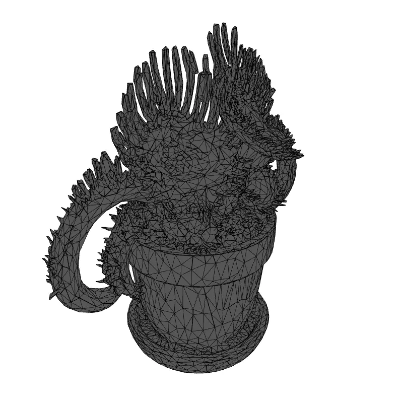 Realistic Potted Venus Flytrap 3D Model Low-poly 3D model_1