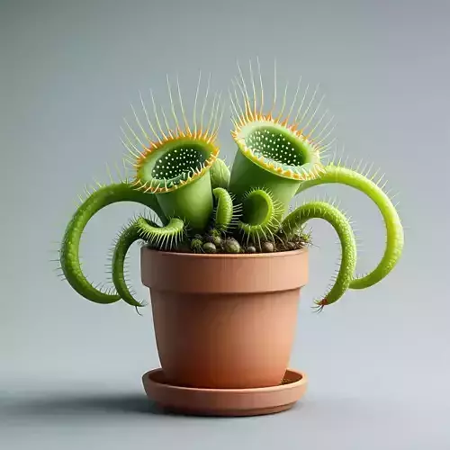 Realistic Potted Venus Flytrap 3D Model Low-poly 3D model Realistic Potted Venus Flytrap 3D Model Low-poly 3D model