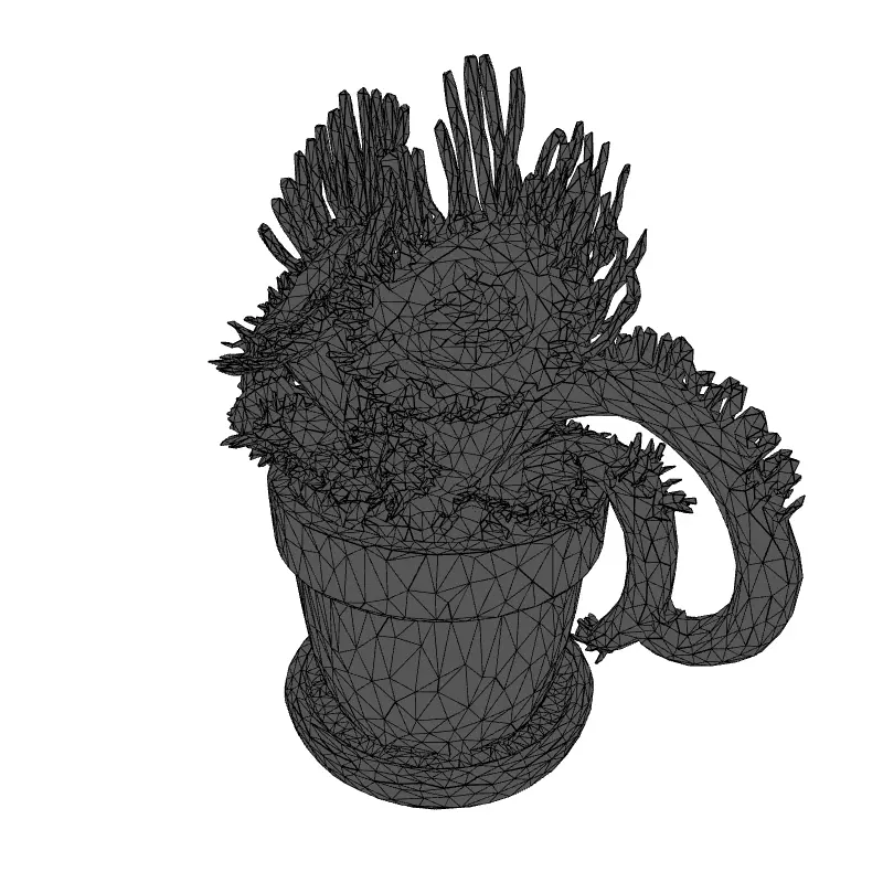 Realistic Potted Venus Flytrap 3D Model Low-poly 3D model_9