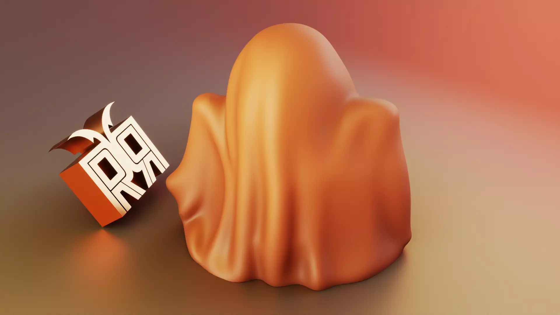 Halloween Ghost candle 3D print model_10