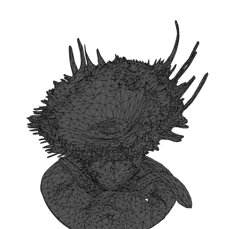 3D Carnivorous Plant Model Low-poly 3D model_9