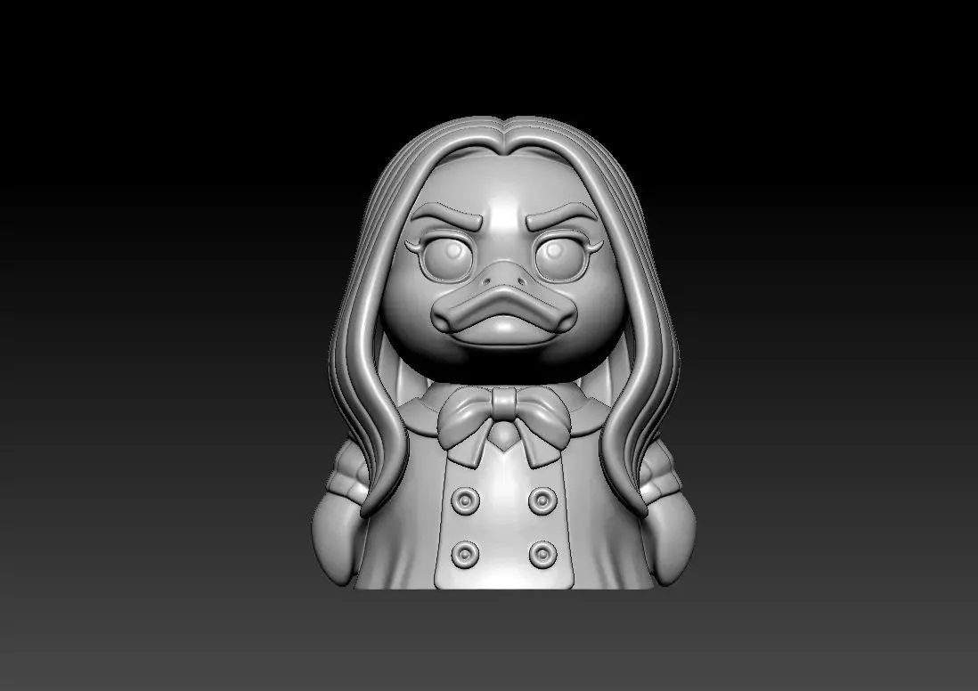 Rubber Duck - M3ga doll model - 3D print 3D print model_3