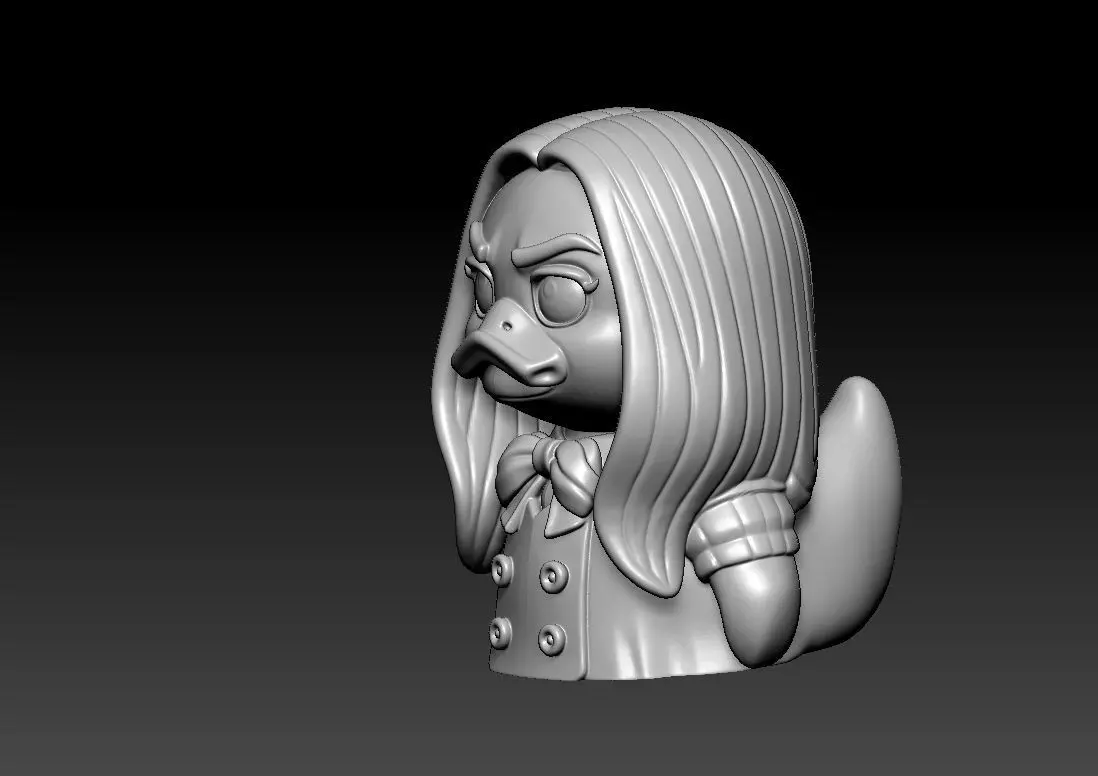 Rubber Duck - M3ga doll model - 3D print 3D print model_1