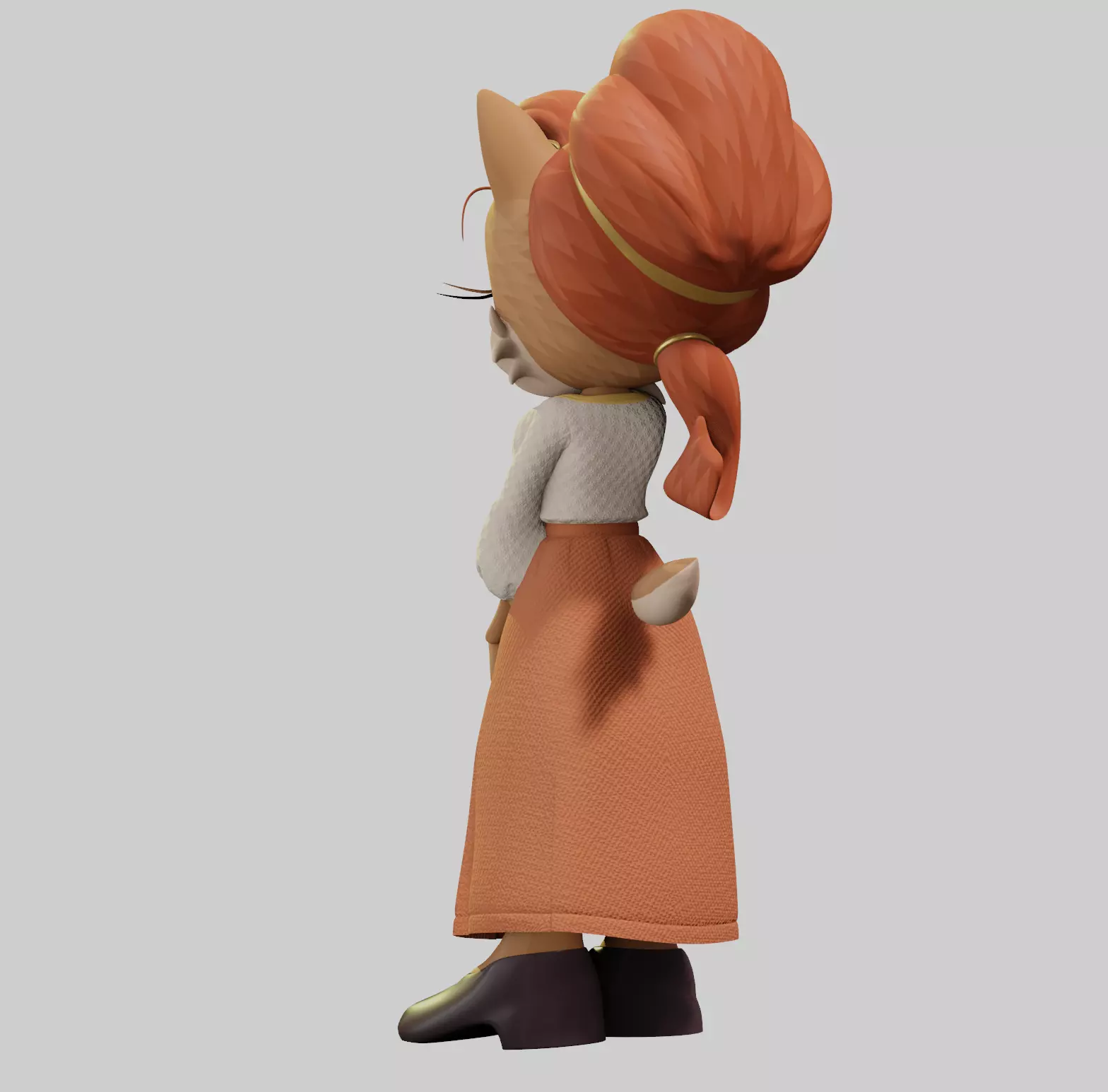 Alicia Acorn Low-poly 3D model_40
