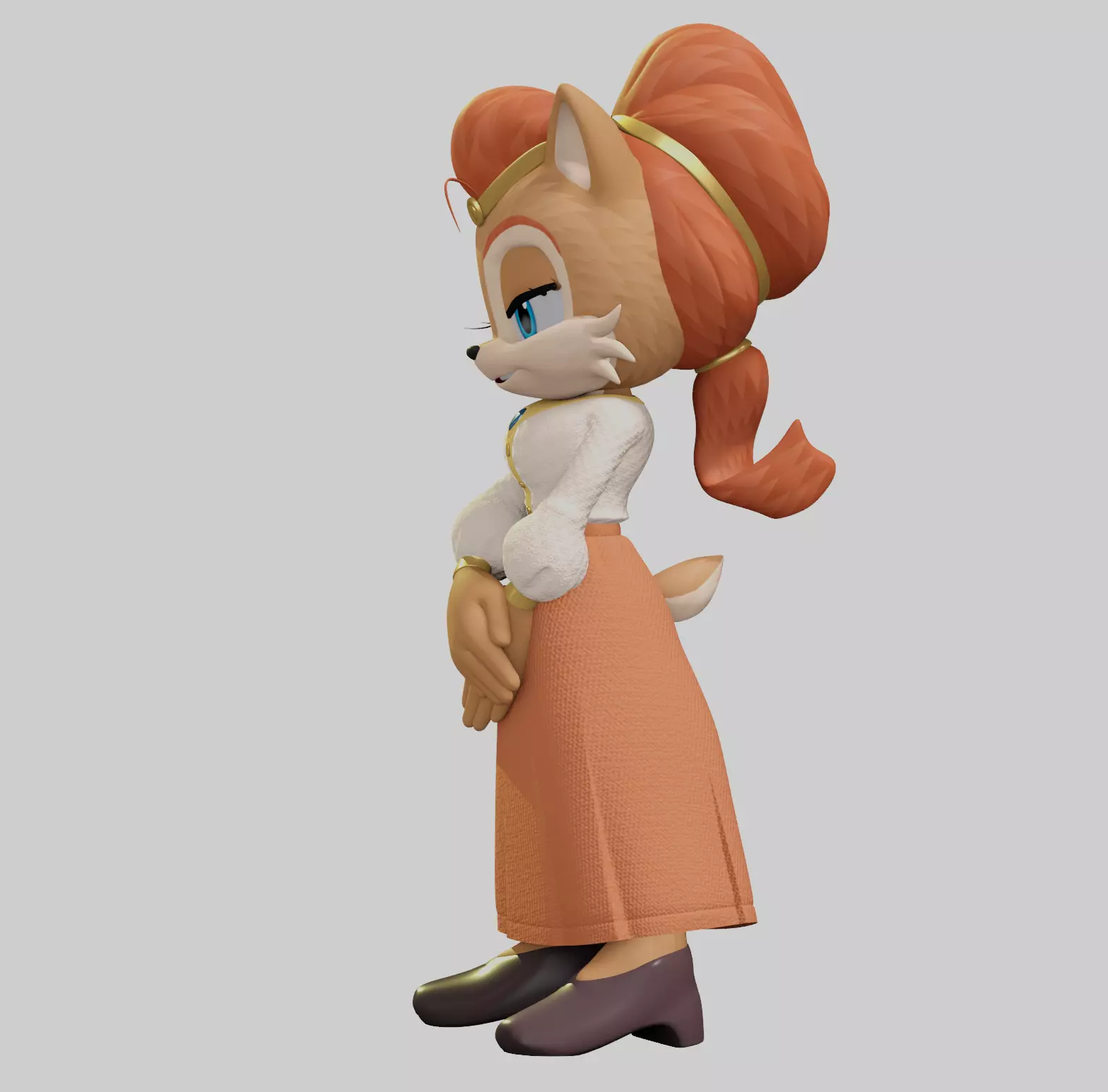 Alicia Acorn Low-poly 3D model_60
