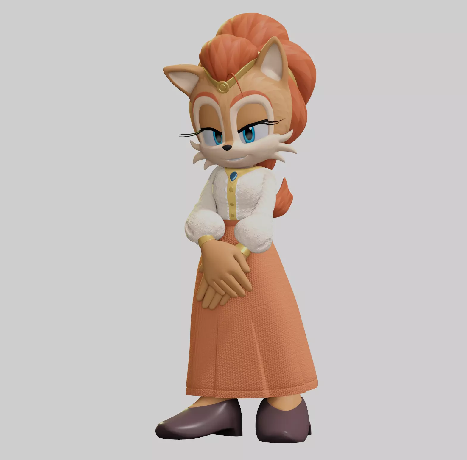 Alicia Acorn Low-poly 3D model_18