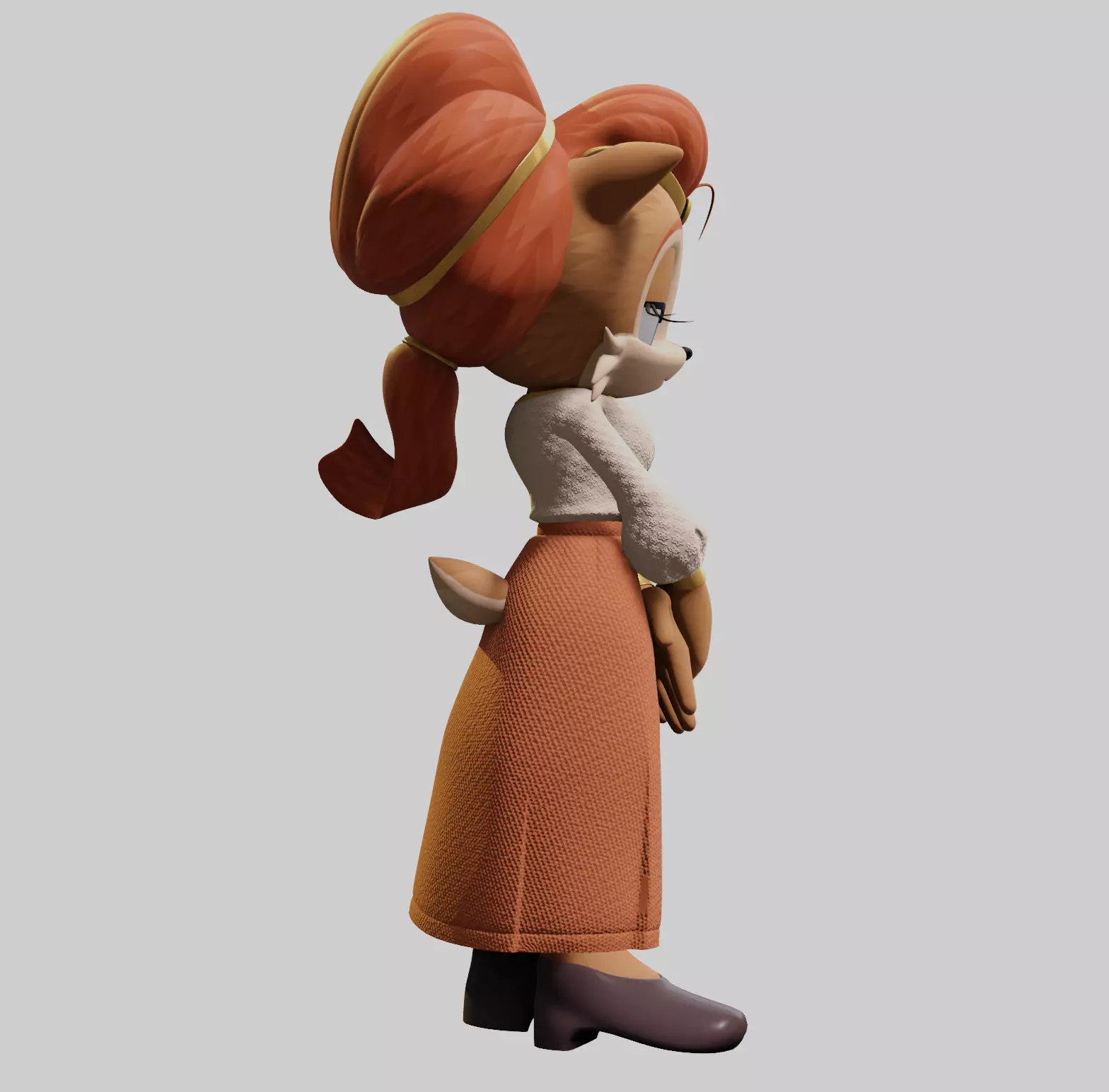 Alicia Acorn Low-poly 3D model_73