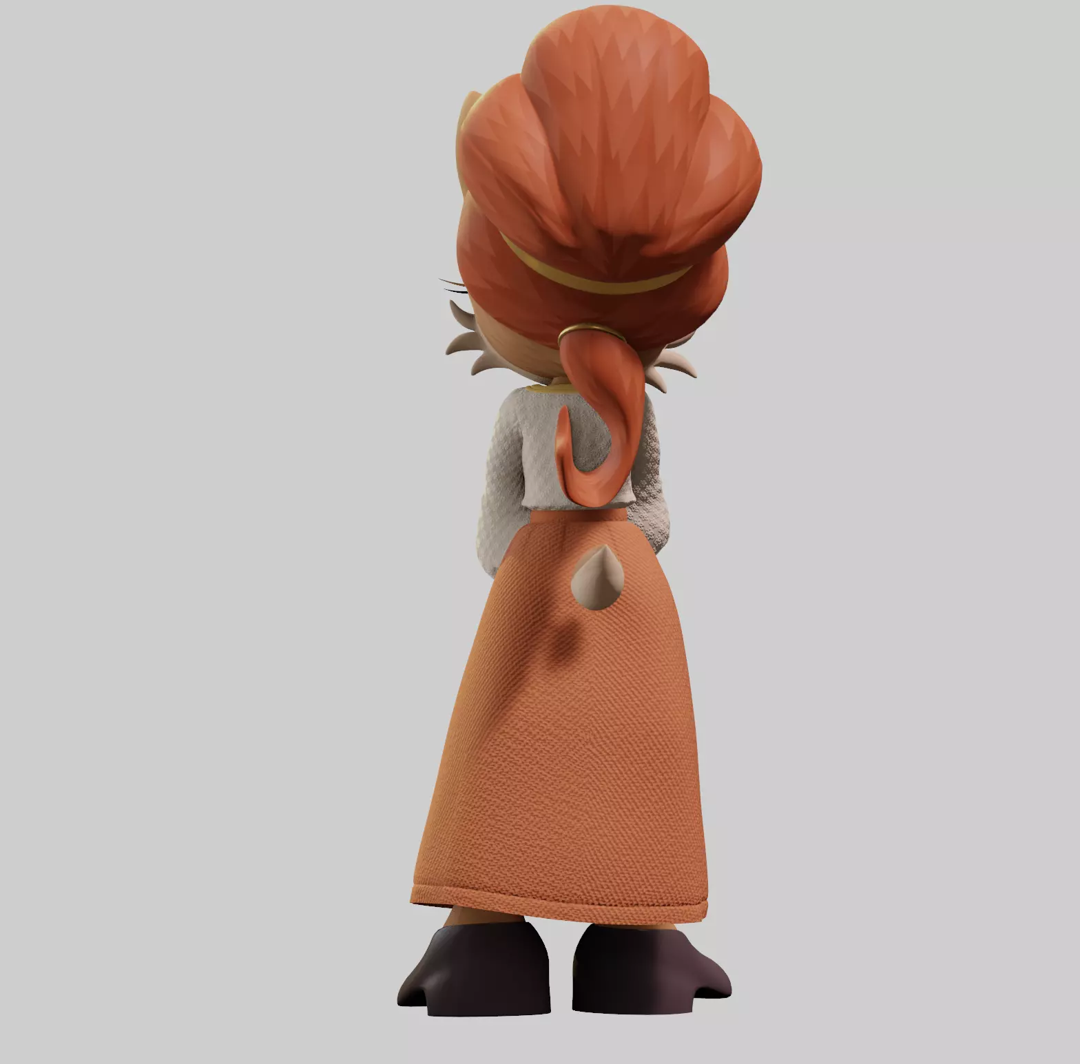 Alicia Acorn Low-poly 3D model_64