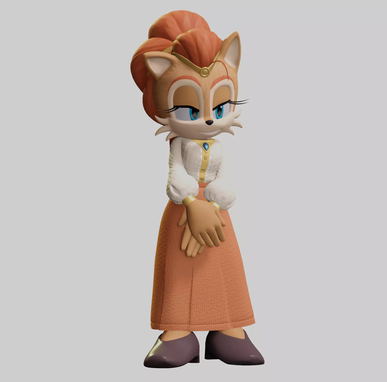 Alicia Acorn Low-poly 3D model_65