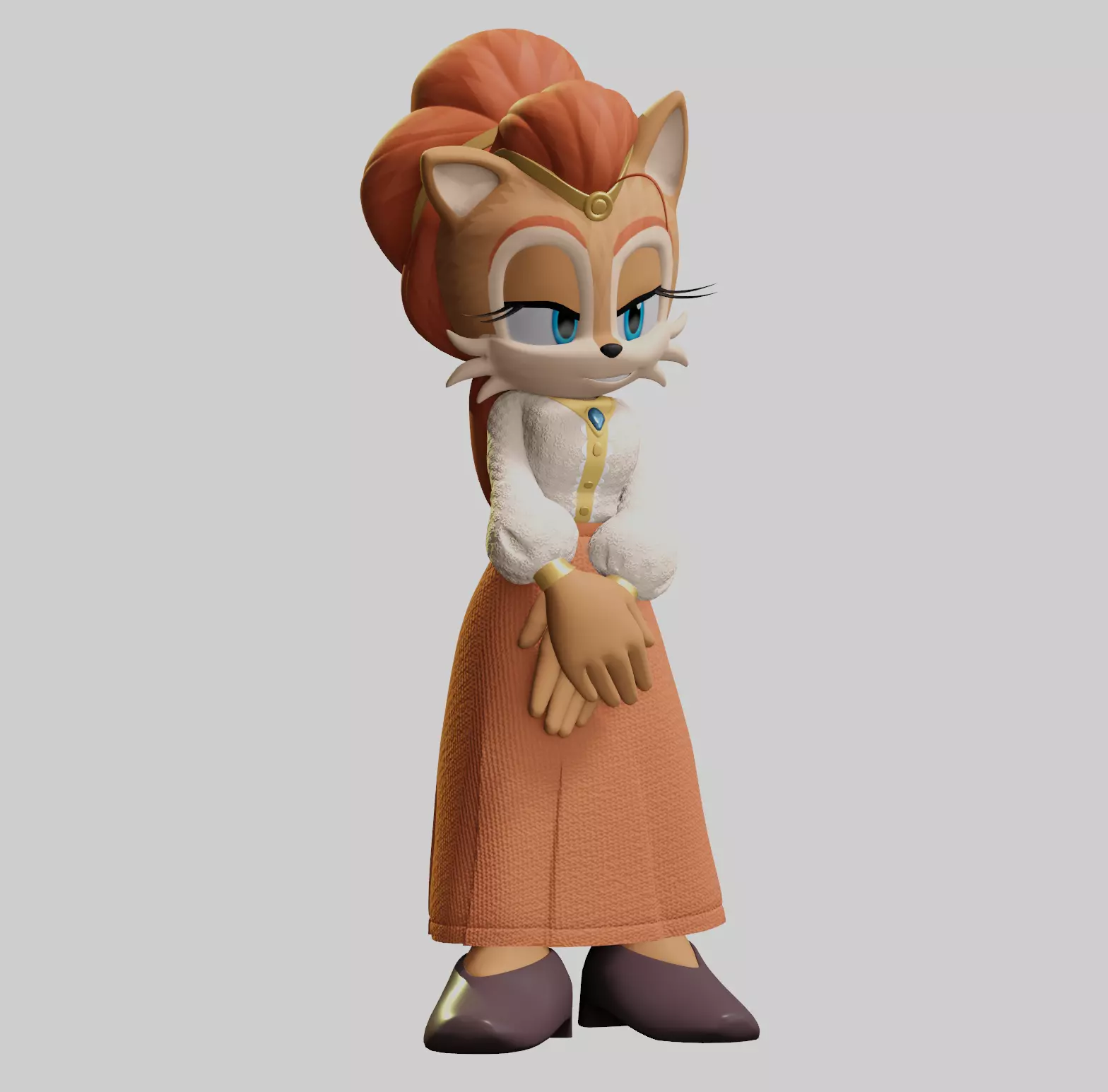 Alicia Acorn Low-poly 3D model_92