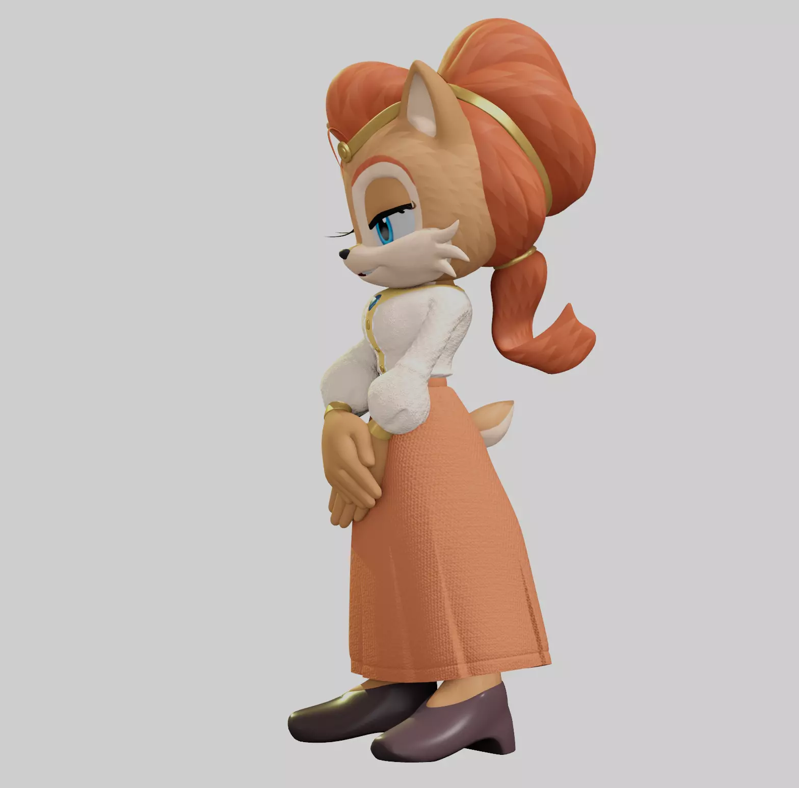 Alicia Acorn Low-poly 3D model_59
