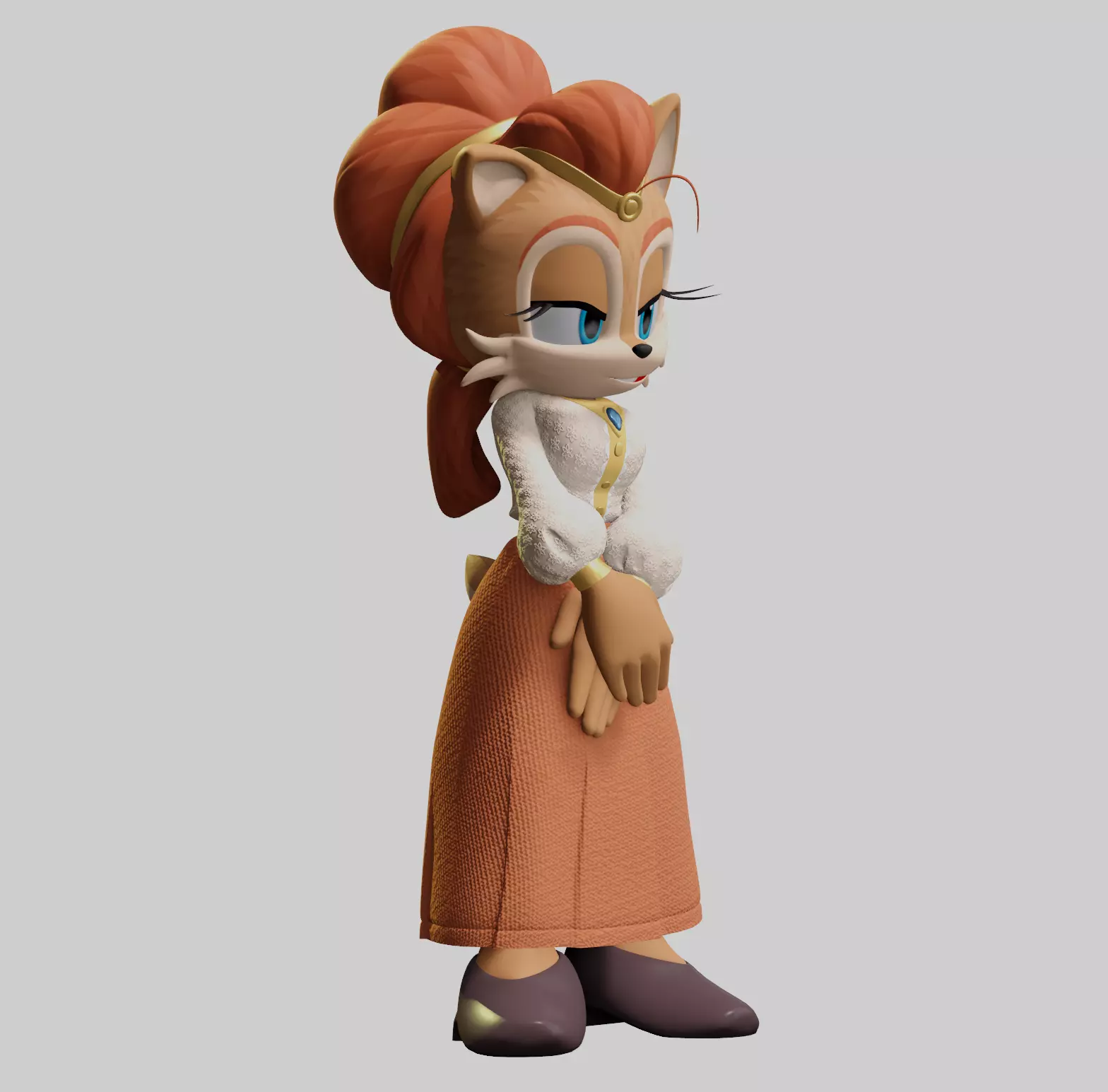 Alicia Acorn Low-poly 3D model_74