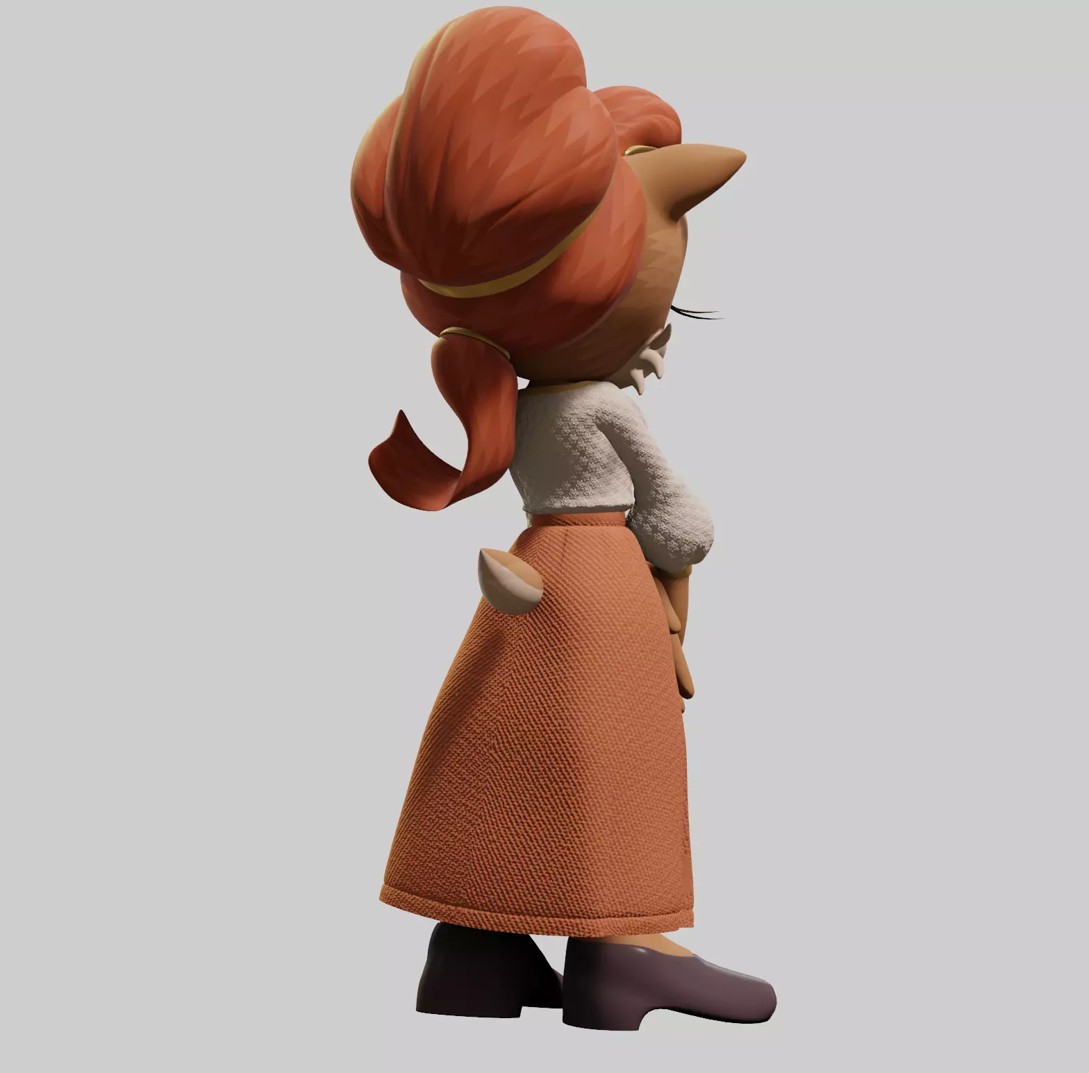 Alicia Acorn Low-poly 3D model_99