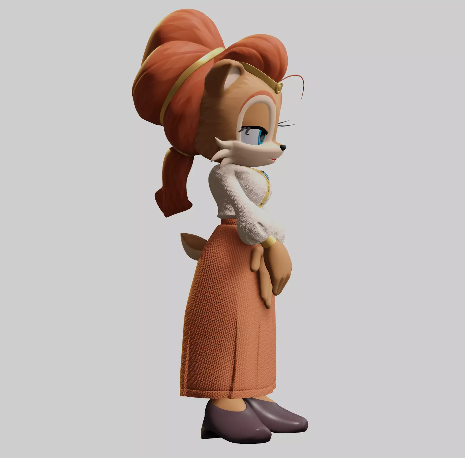 Alicia Acorn Low-poly 3D model_72