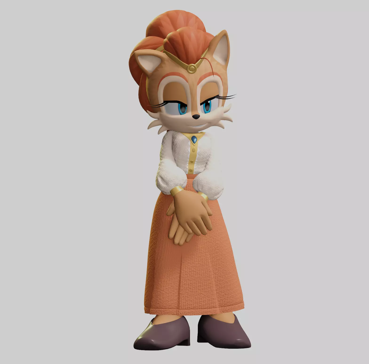 Alicia Acorn Low-poly 3D model_57