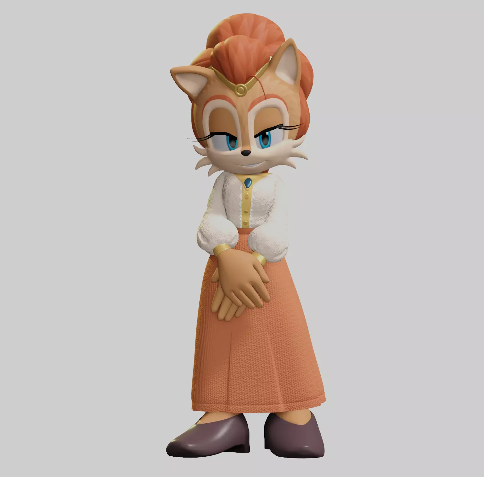 Alicia Acorn Low-poly 3D model_50