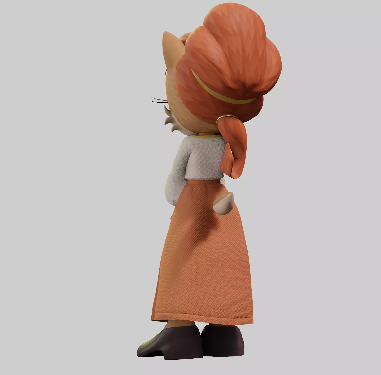 Alicia Acorn Low-poly 3D model_84