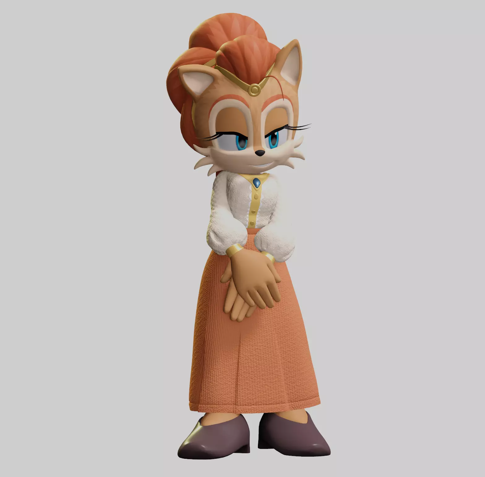 Alicia Acorn Low-poly 3D model_70