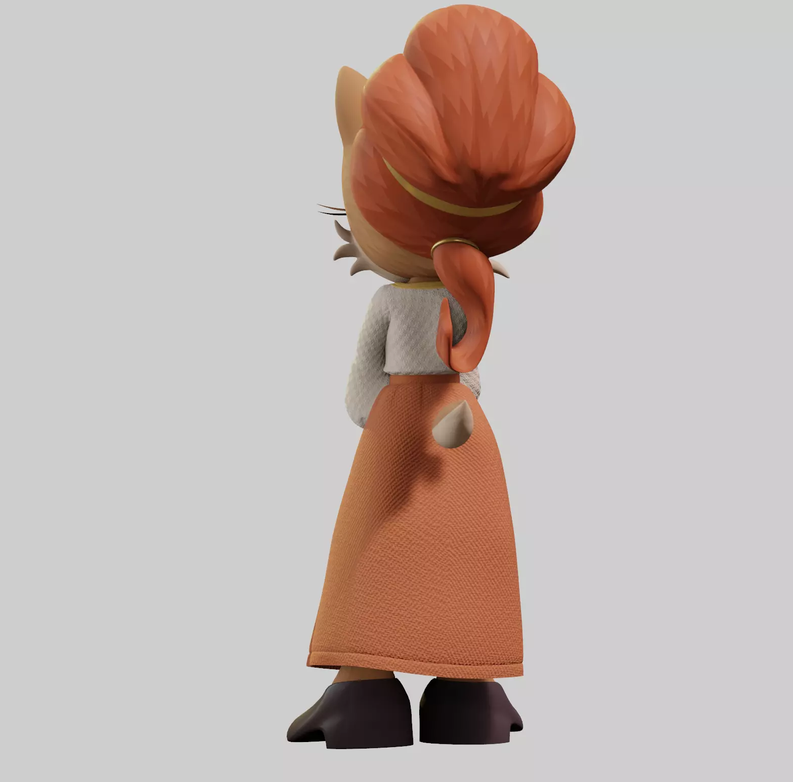 Alicia Acorn Low-poly 3D model_76