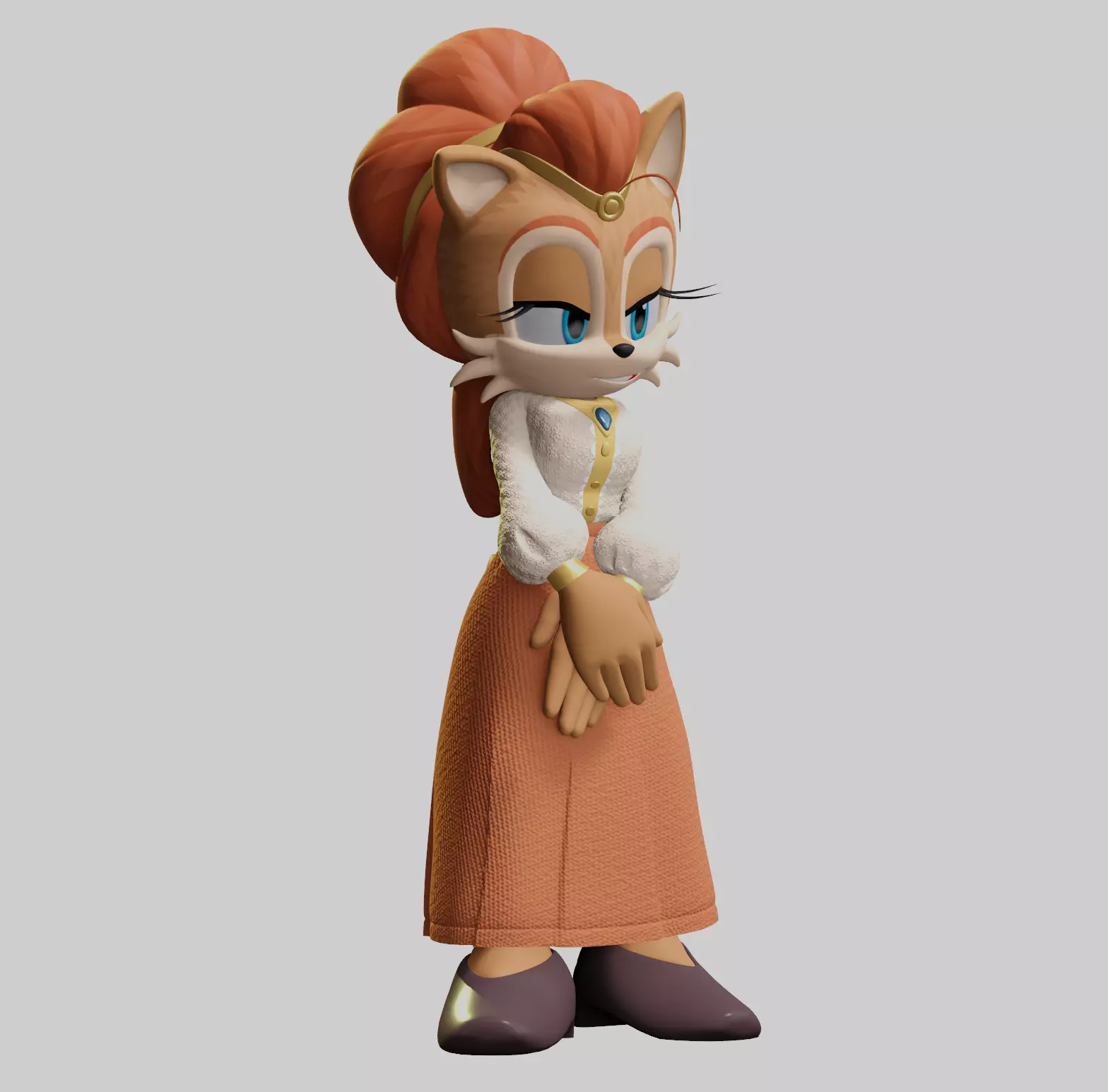 Alicia Acorn Low-poly 3D model_89