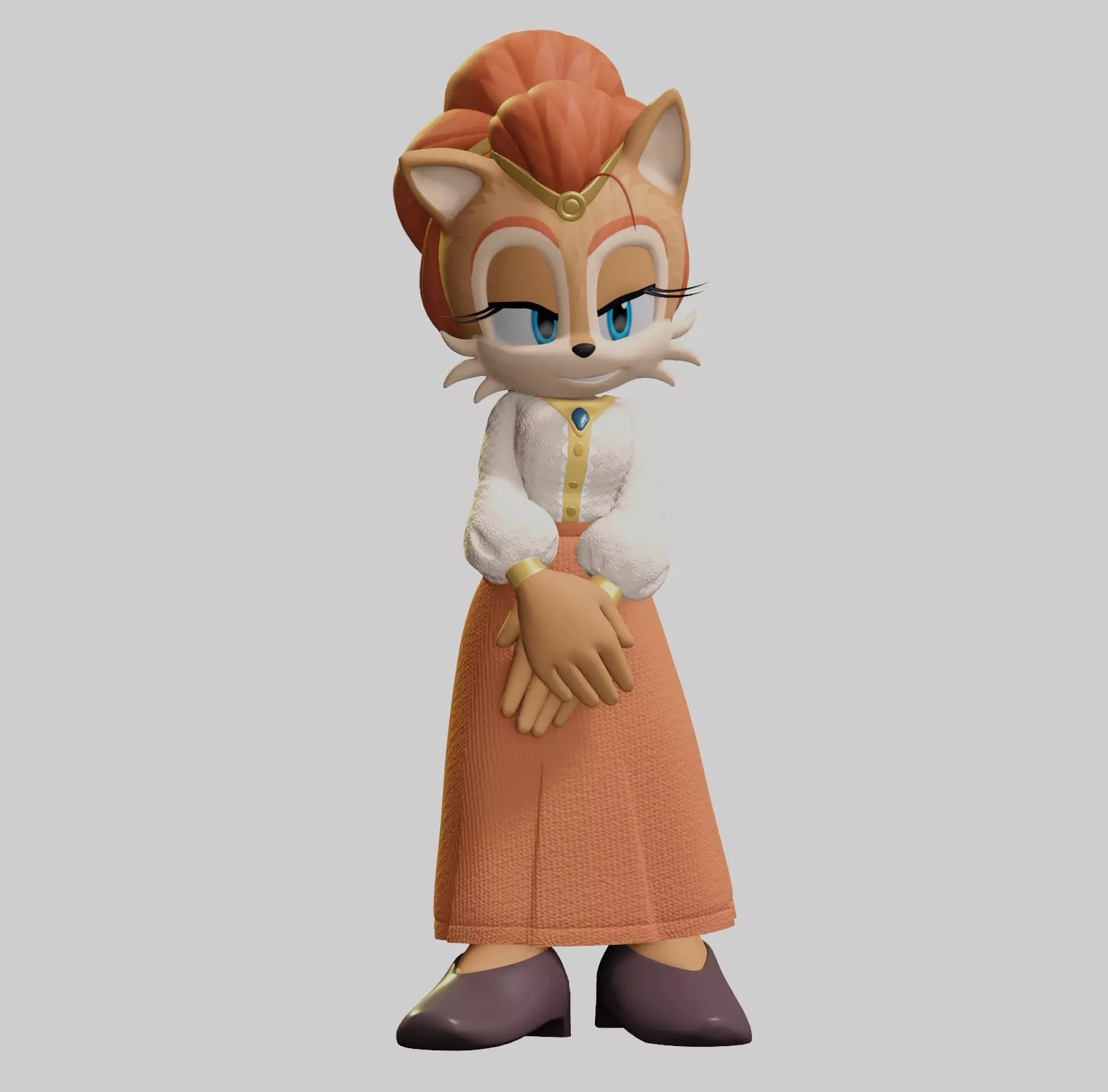 Alicia Acorn Low-poly 3D model_67