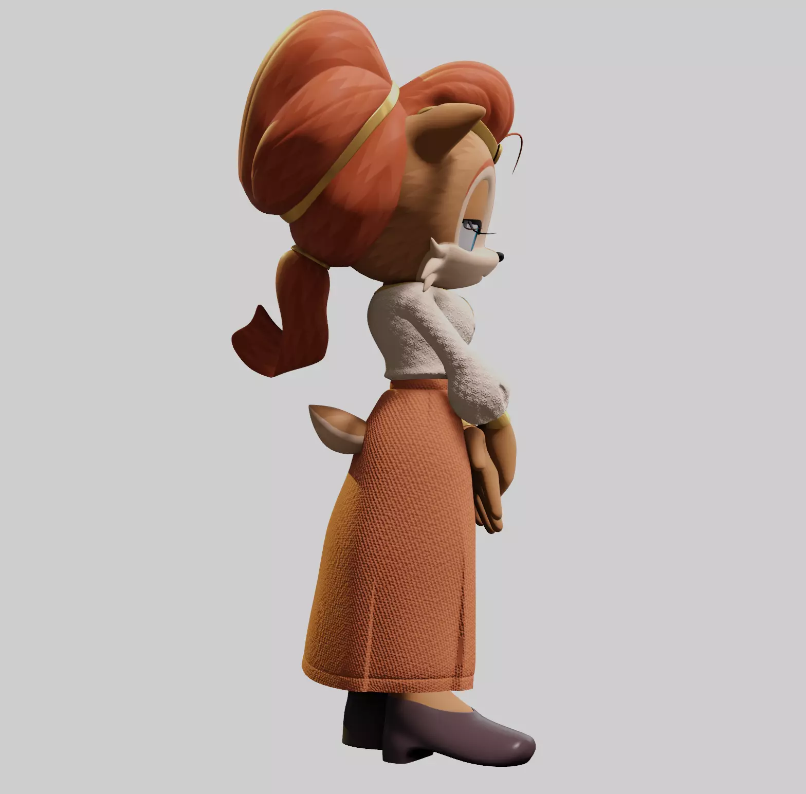 Alicia Acorn Low-poly 3D model_47