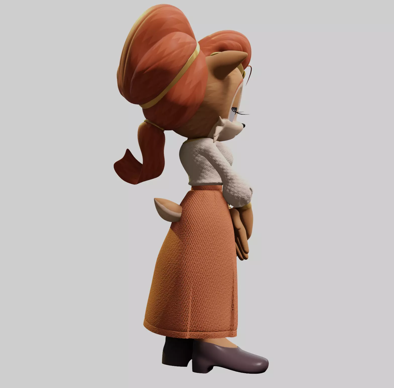 Alicia Acorn Low-poly 3D model_94