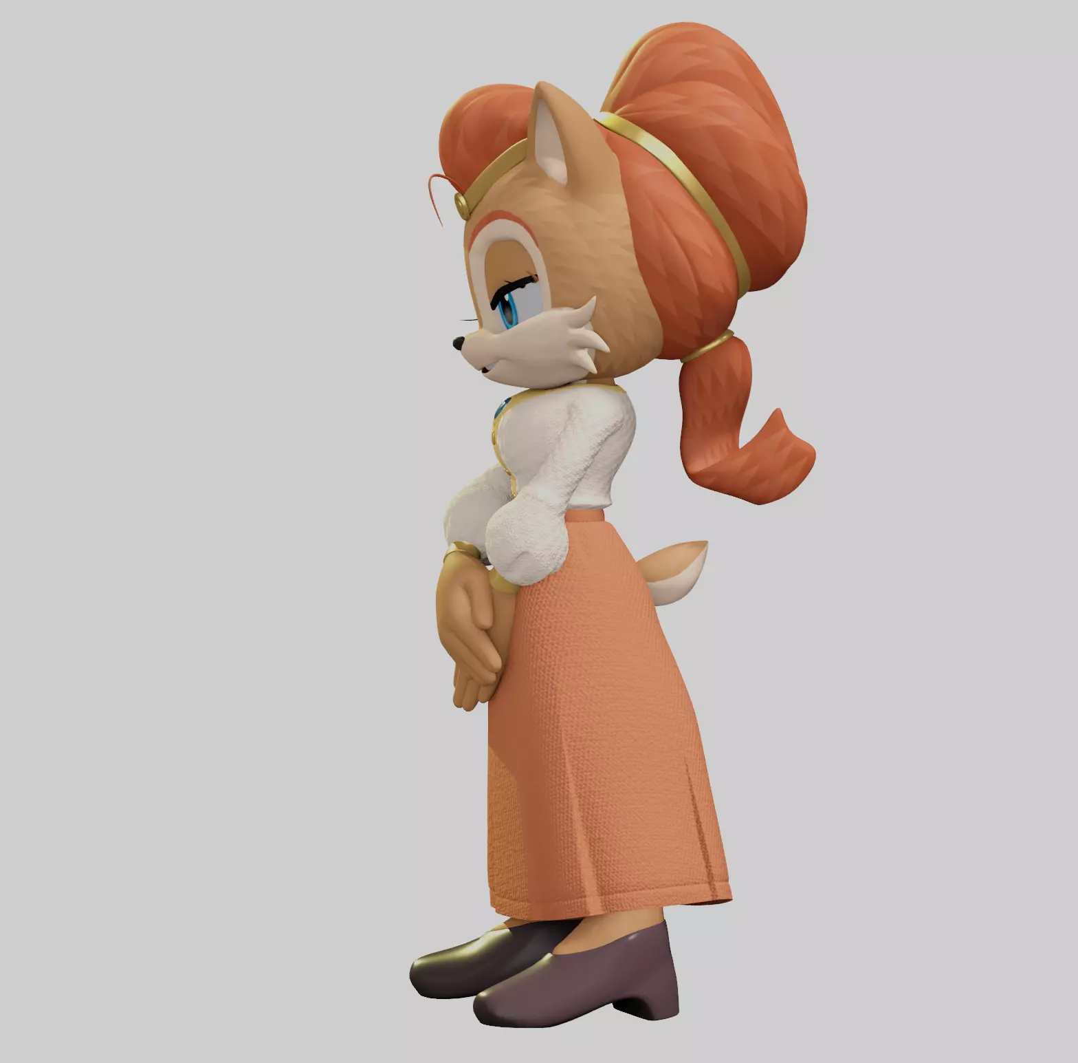 Alicia Acorn Low-poly 3D model_62
